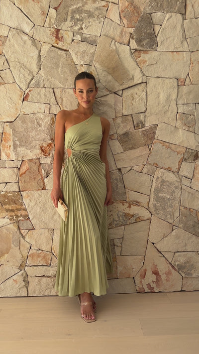 Load and play video in Gallery viewer, Laken Maxi Dress - Lime
