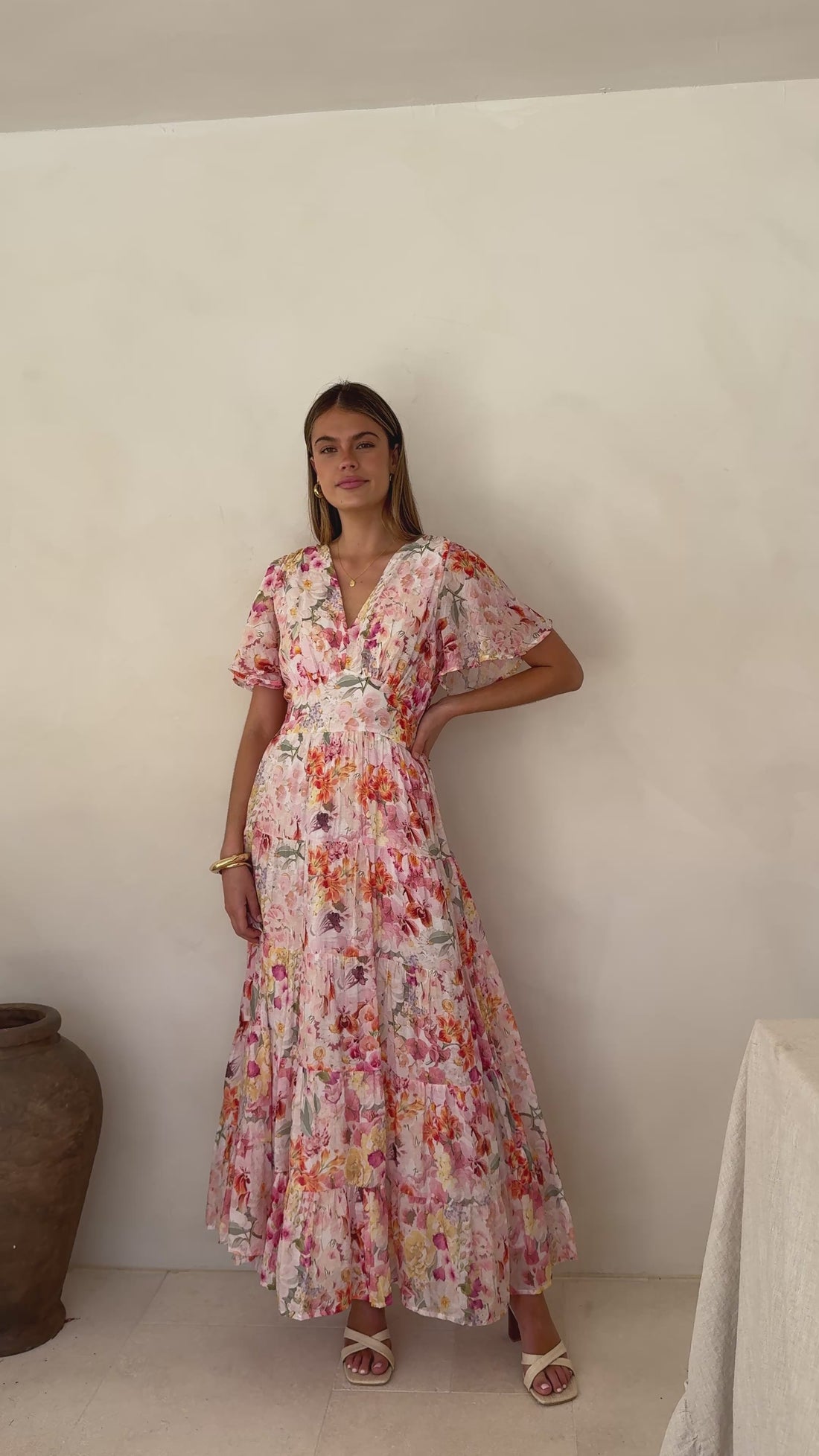Jana Maxi Dress - Spring Floral - Billy J