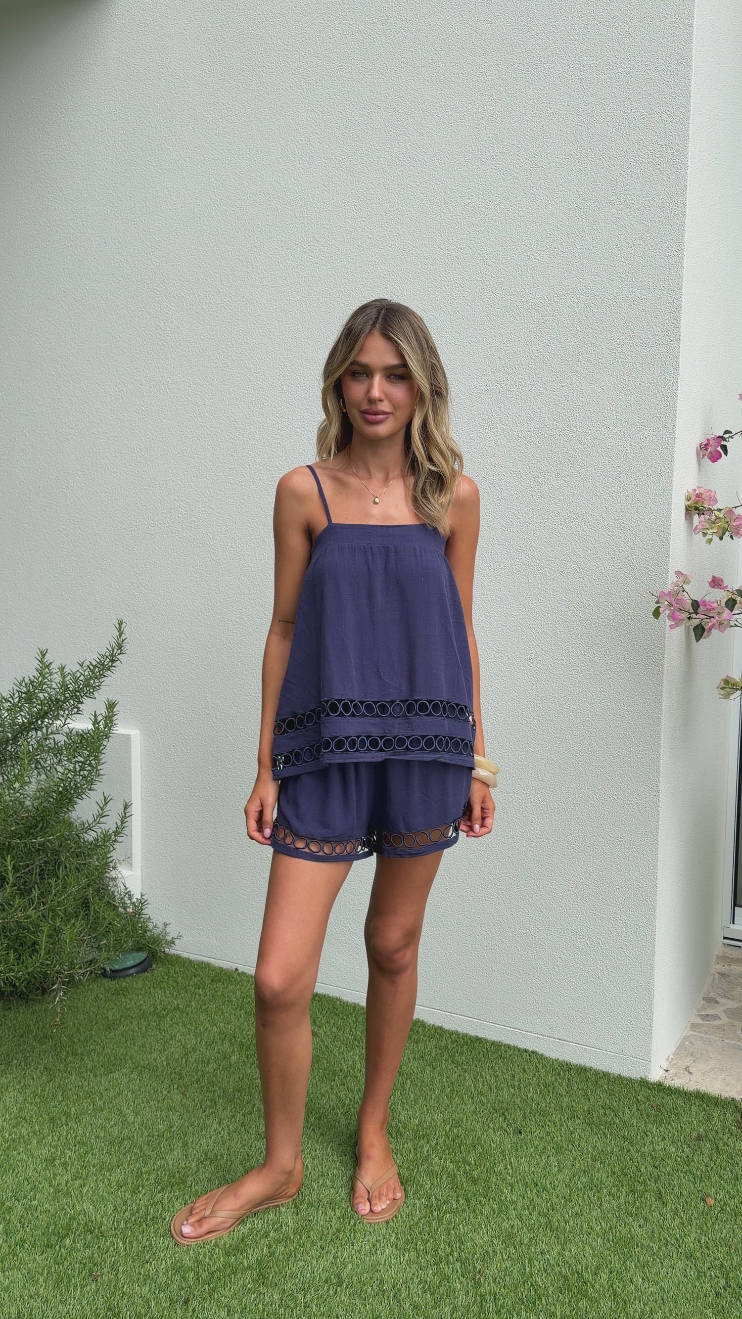 Claire Shorts - Navy - Billy J