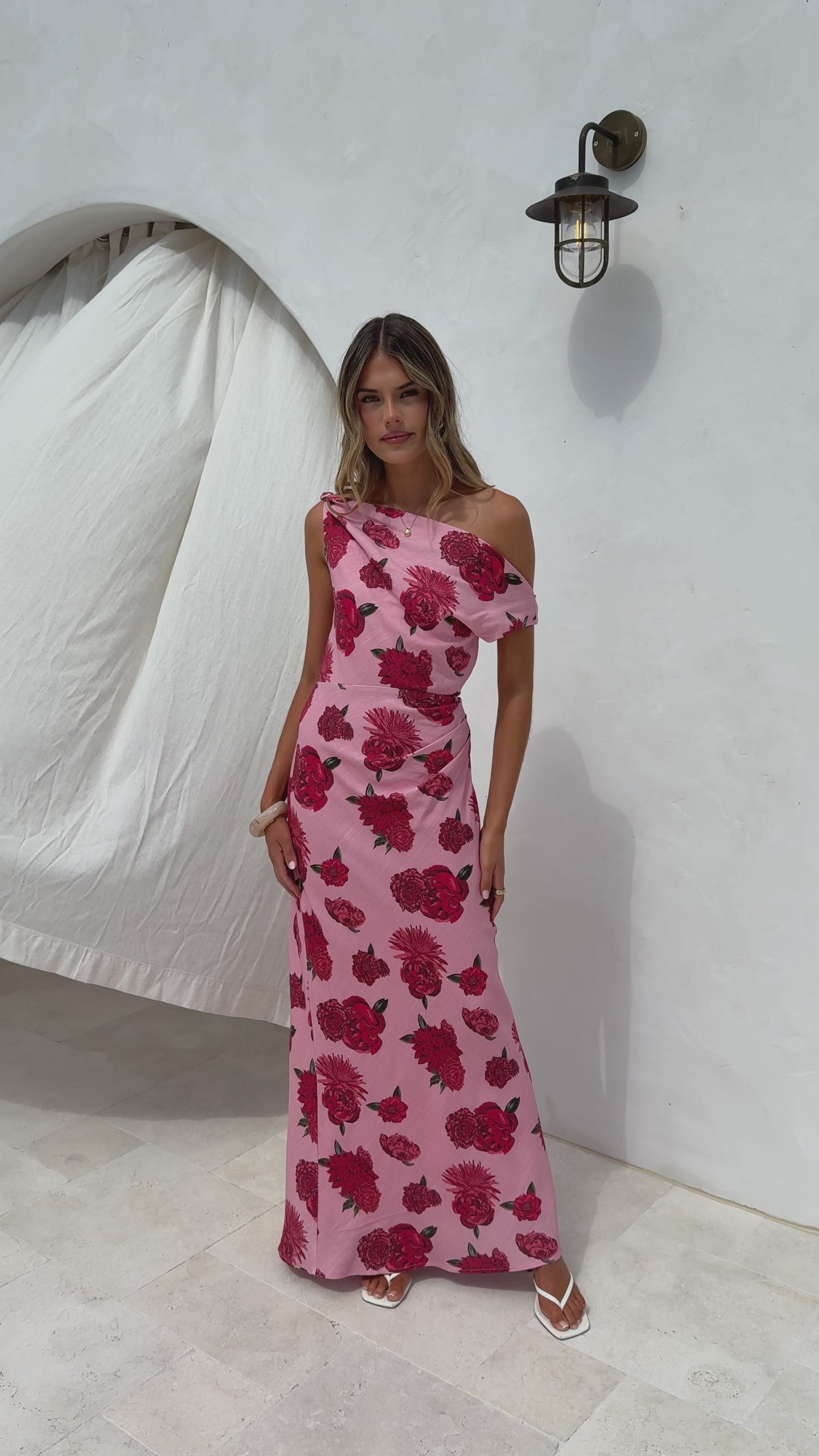 Gigi Maxi Dress - Dahlia Rouge - Billy J
