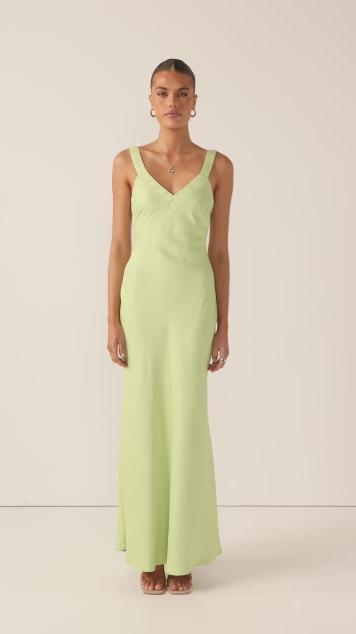 Andie Maxi Dress - Key Lime - Billy J