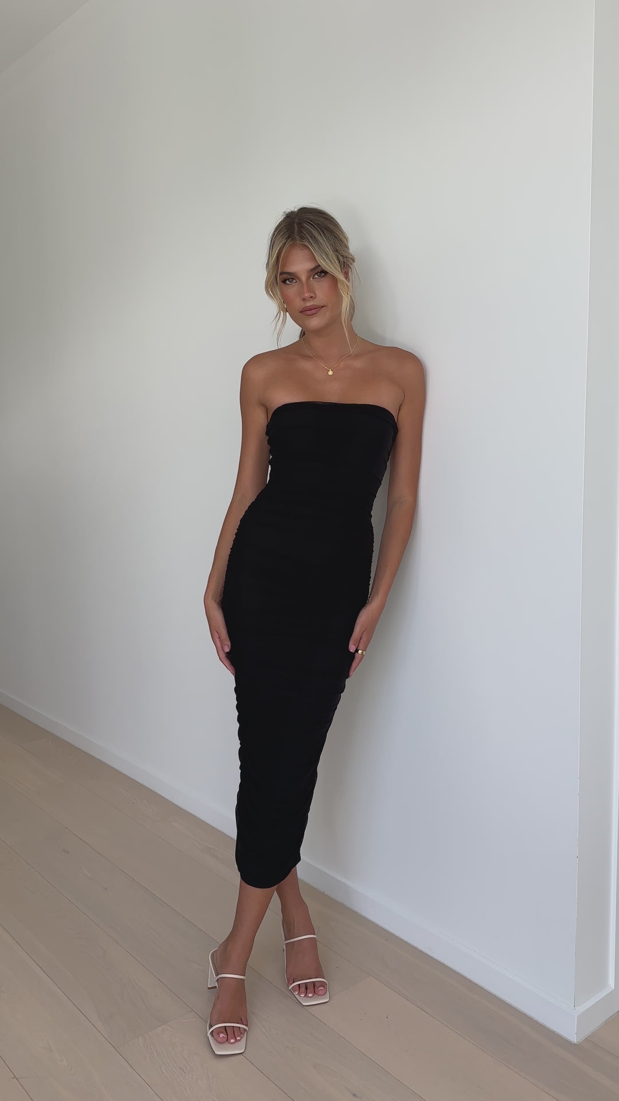 Wandella Midi Dress - Black