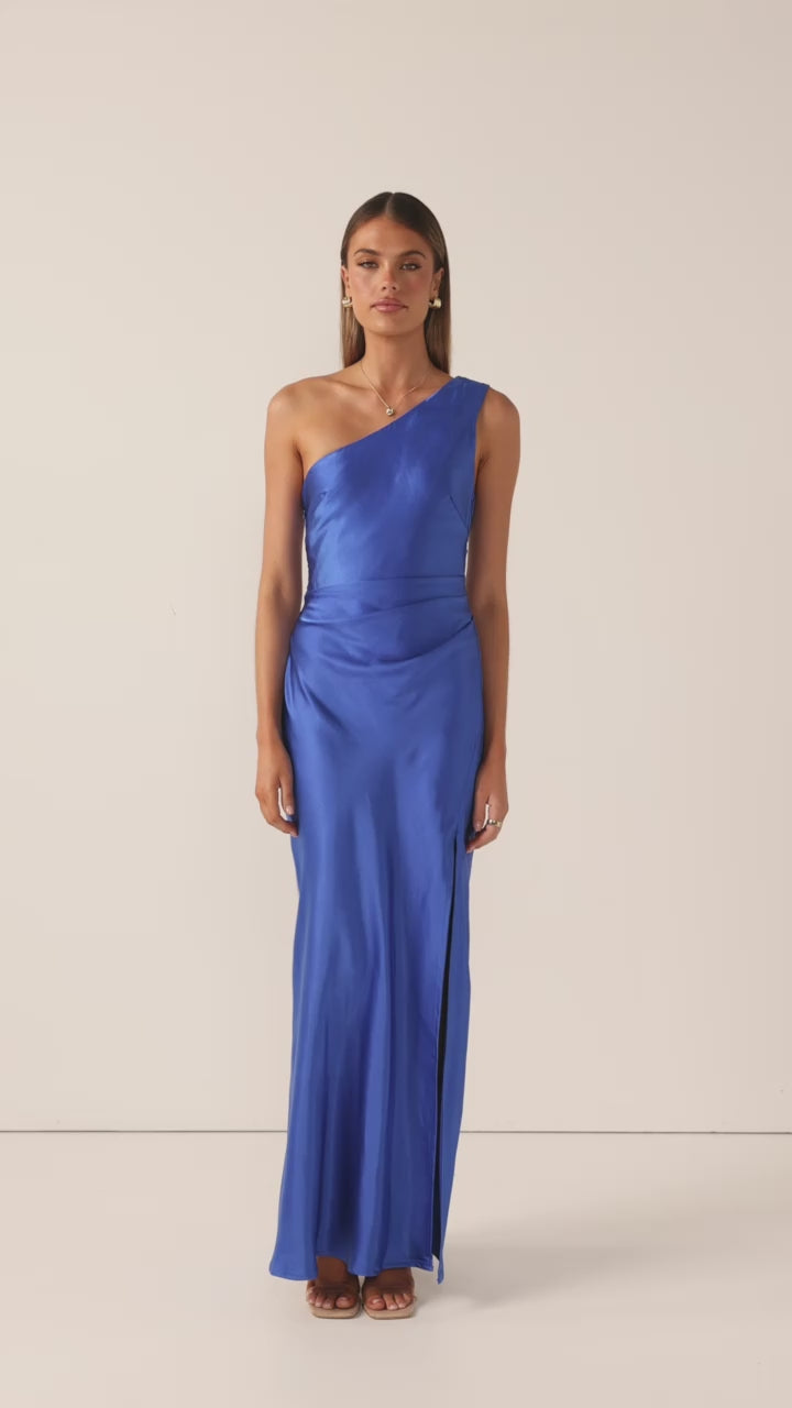 Load video: Victoria Maxi Dress - Royal Blue