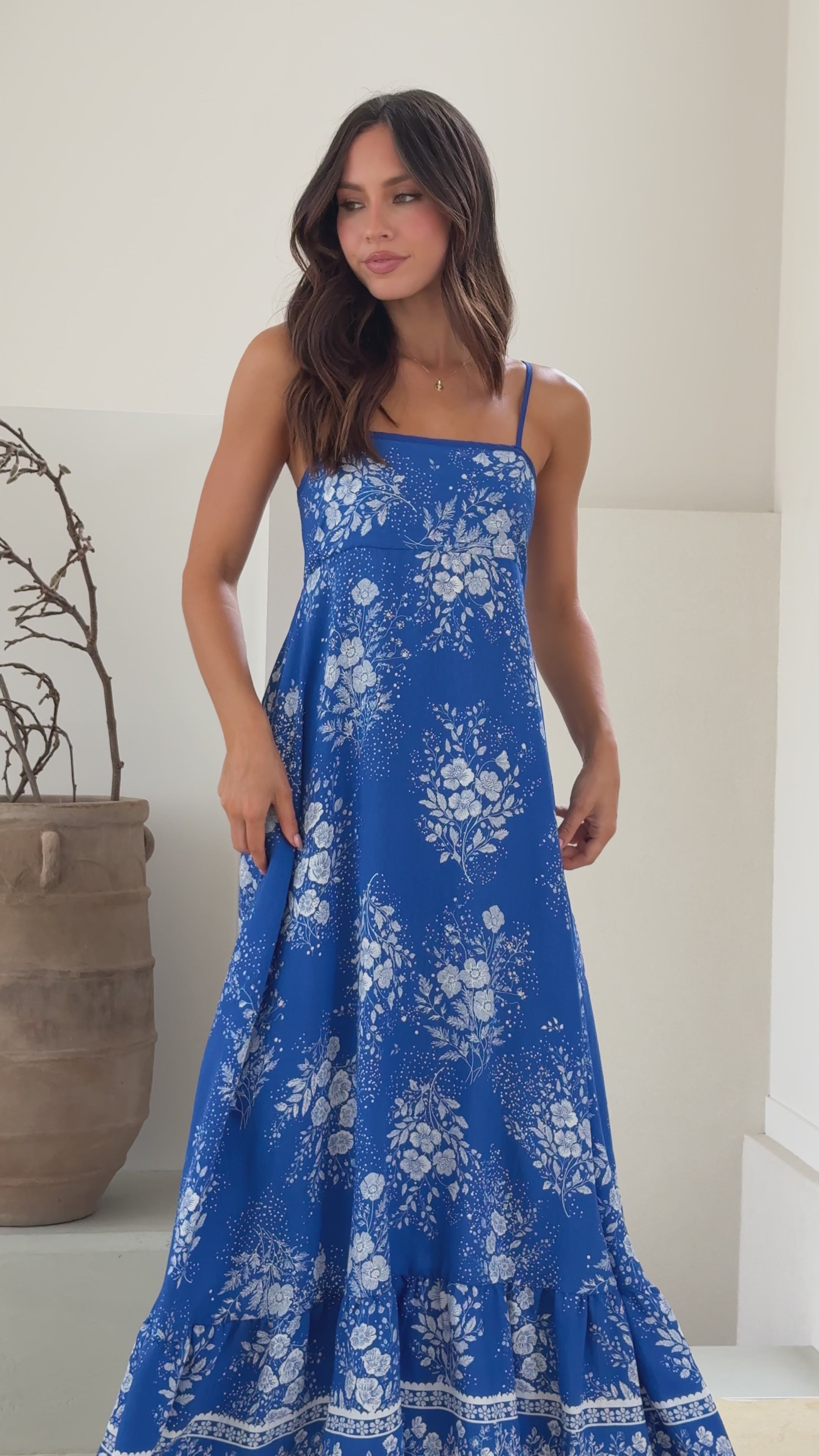 Vea Maxi Dress - Blue Twilight - Billy J