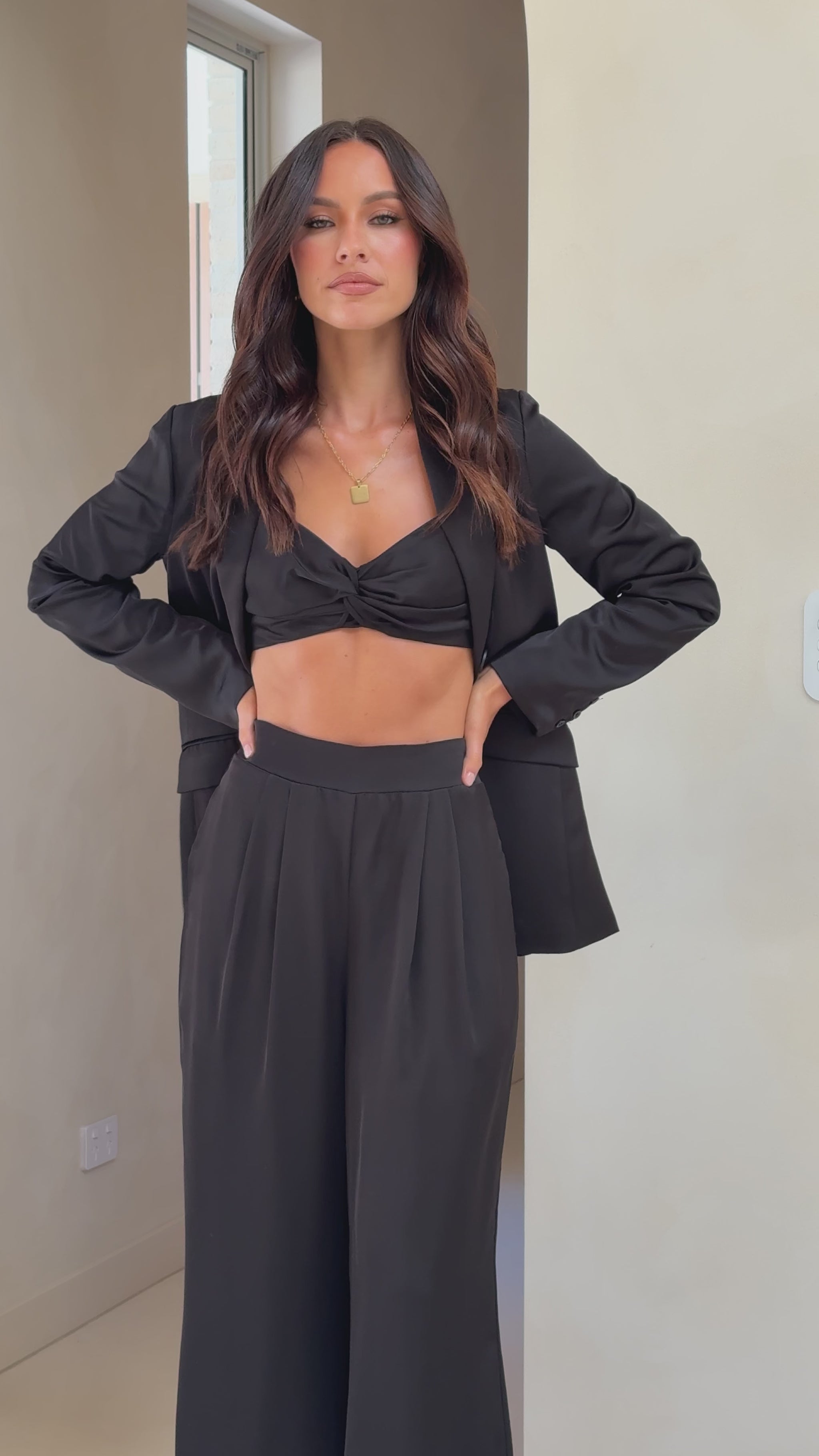 Khloe Pants - Black - Billy J