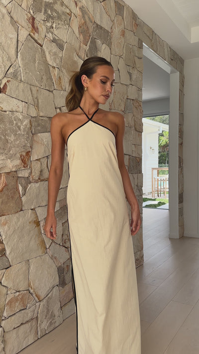 Load and play video in Gallery viewer, Florent Maxi Dress - Sand
