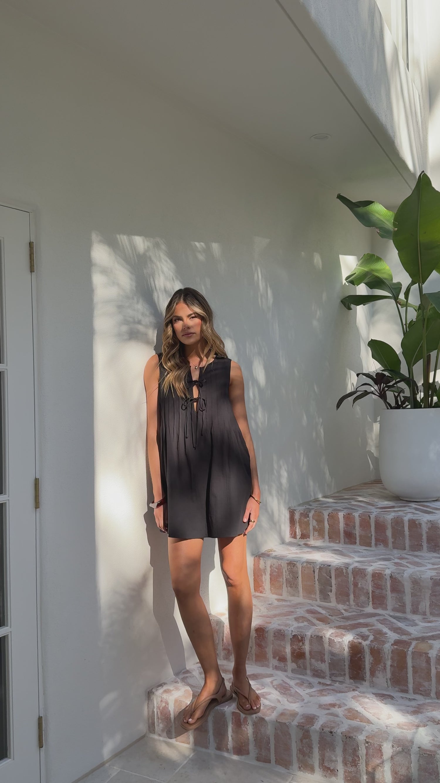 Sahara Mini Dress - Black - Billy J