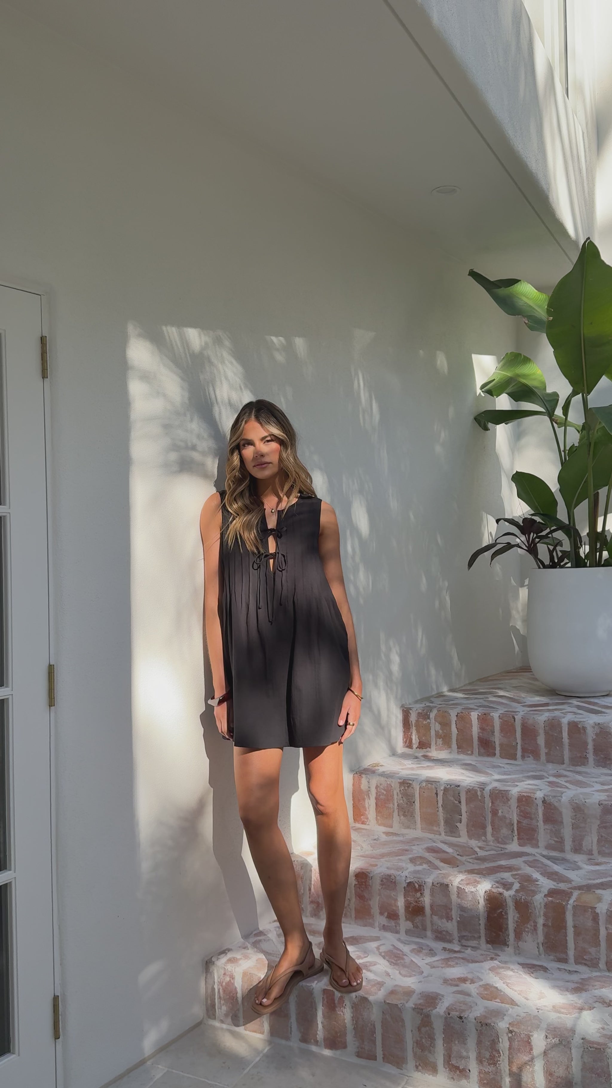 Sahara Mini Dress - Black - Billy J