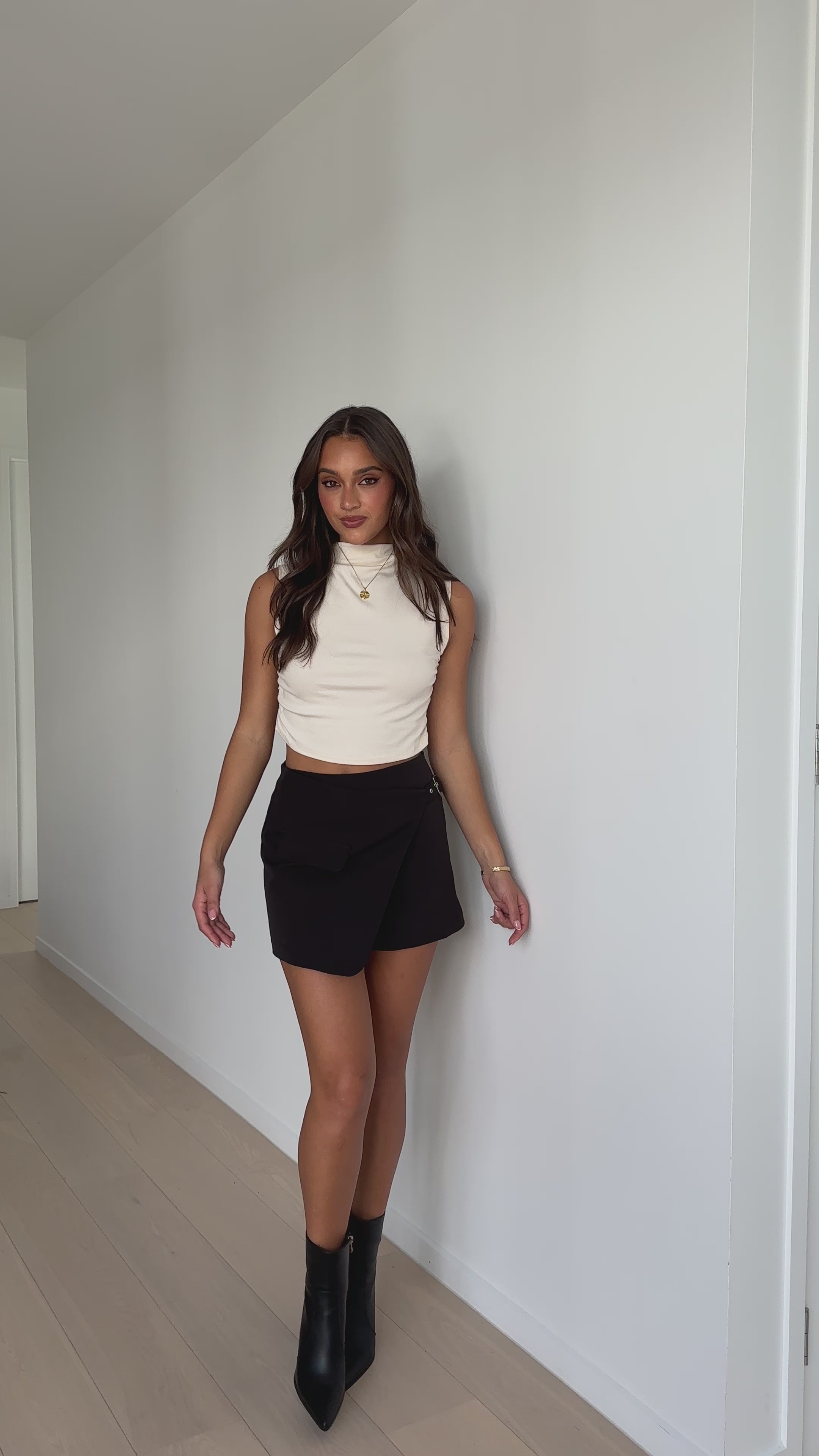 Laylah Mini Skirt - Black