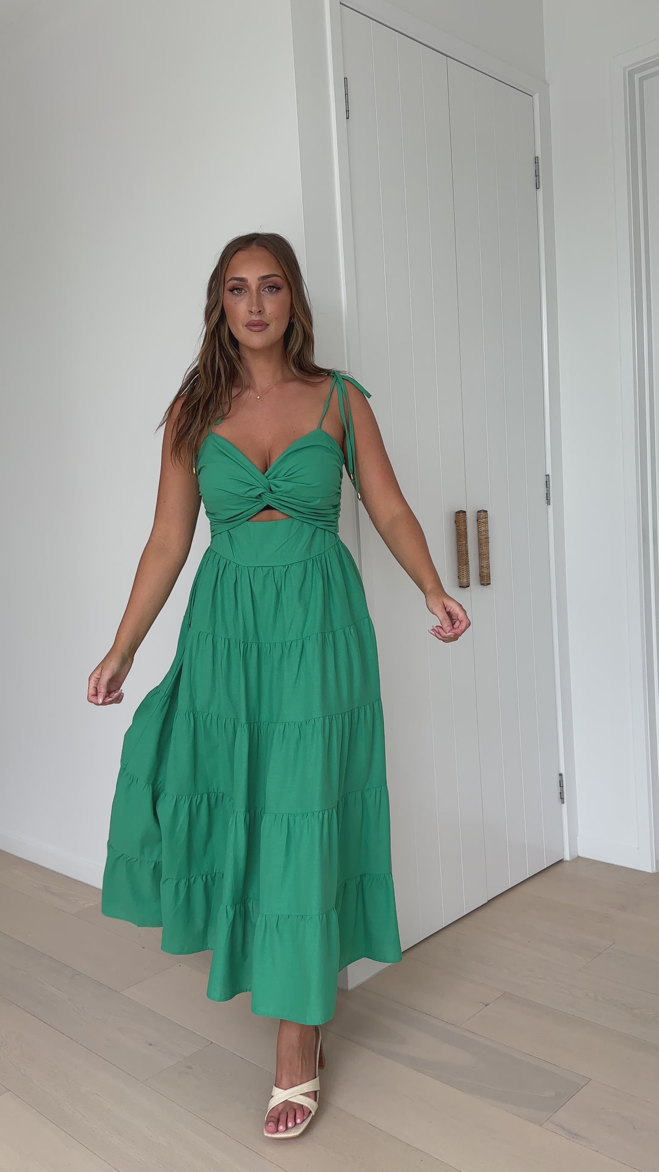 Armani Midi Dress - Green