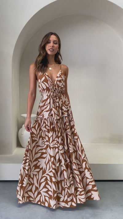 Load and play video in Gallery viewer, Cadao Maxi Dress - Las Palmas
