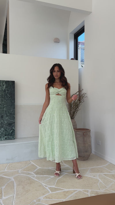 Load and play video in Gallery viewer, Nora Maxi Dress - Mint
