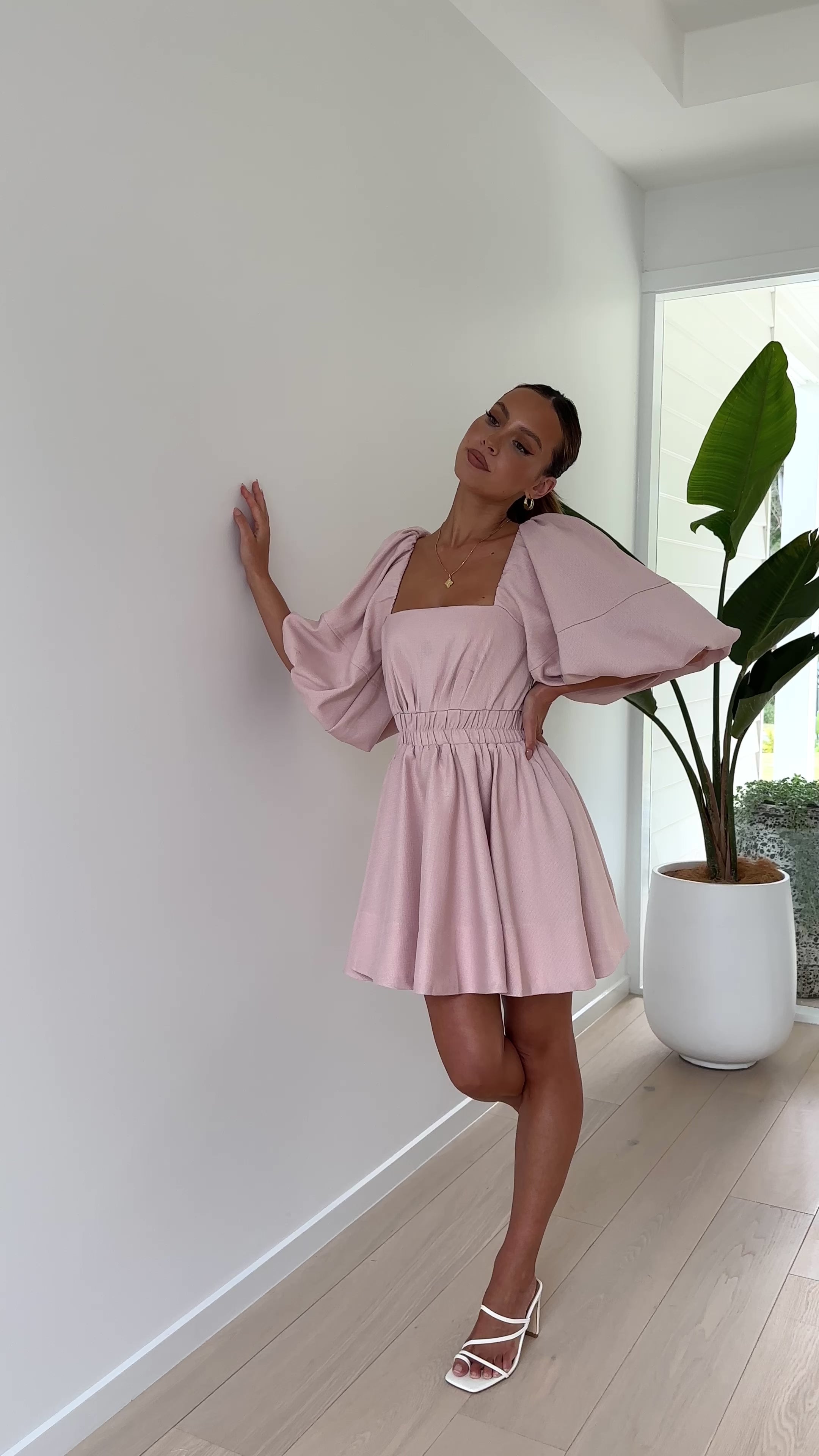 Amayah Mini Dress - Light Pink