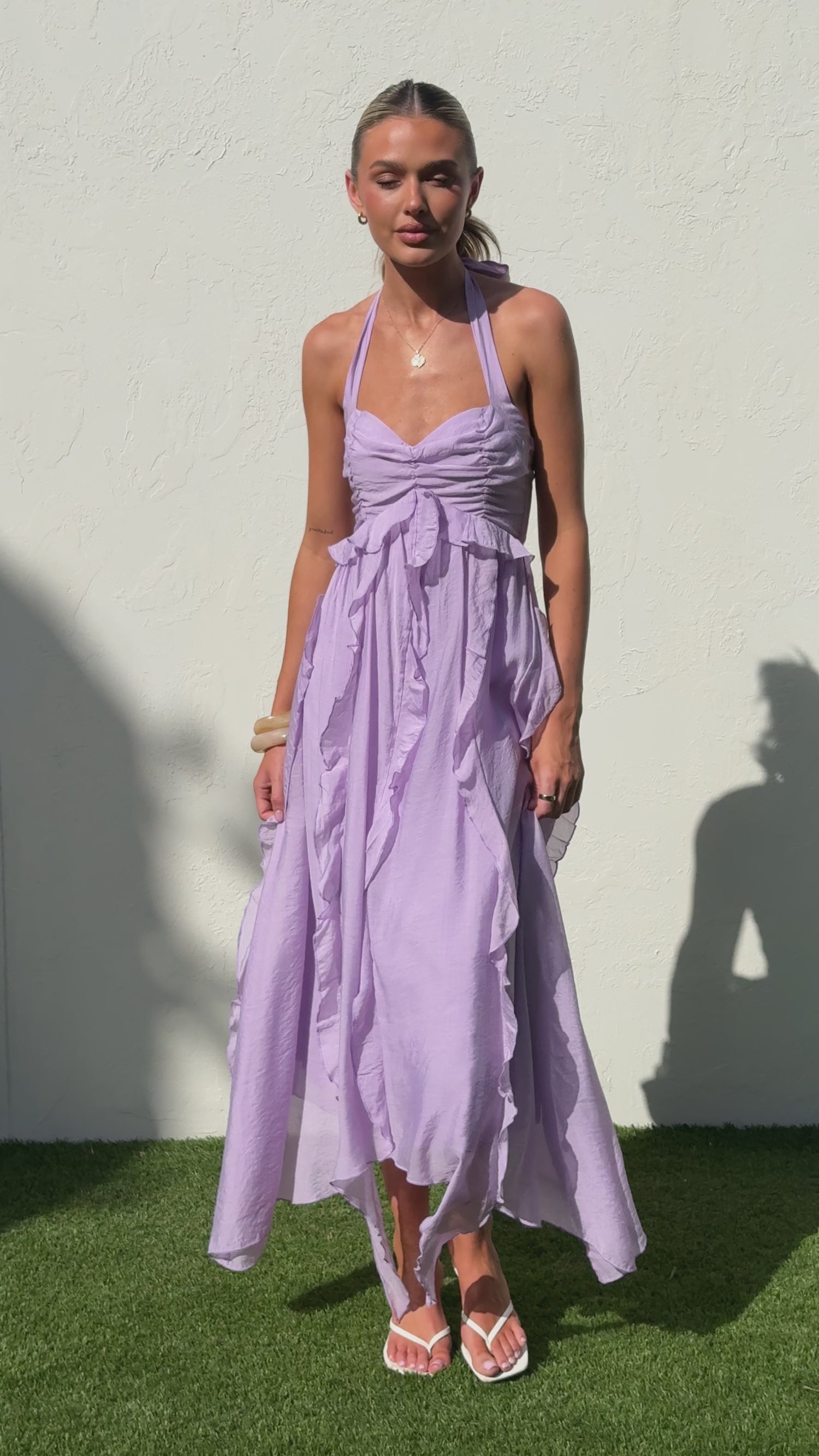 Nadine Maxi Dress - Lilac - Billy J