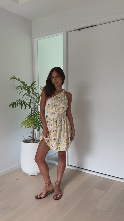Load and play video in Gallery viewer, Aliyah Mini Dress - Lemons and Love
