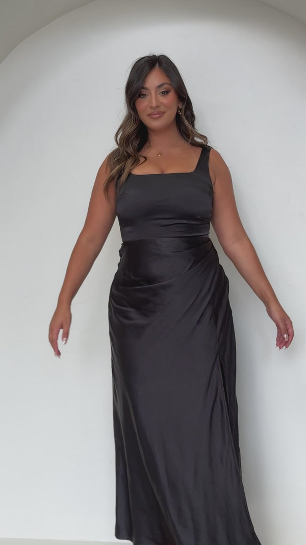 Vestido Maxi Alaria - Negro