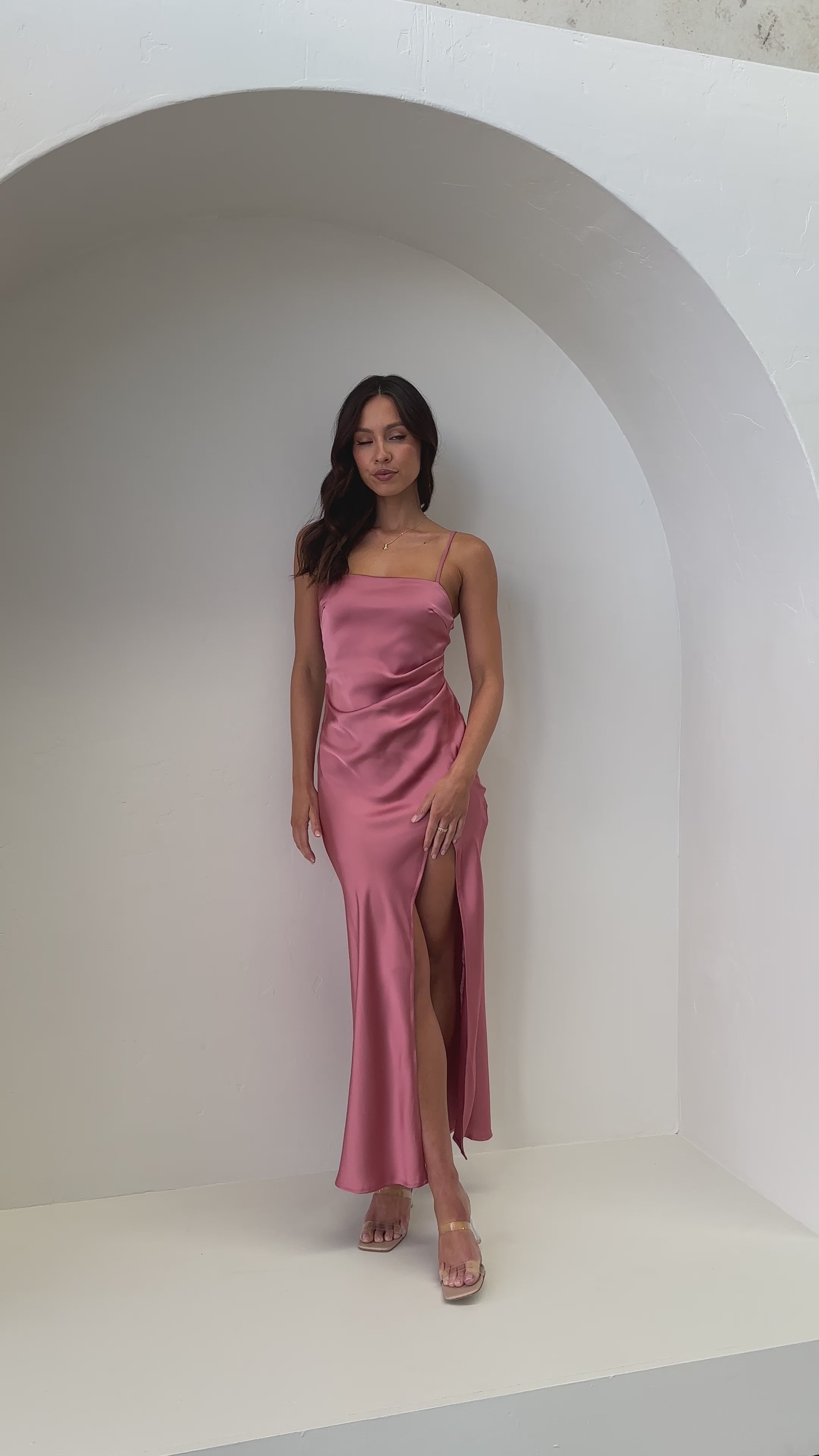 Ilana Maxi Dress - Baked Rose