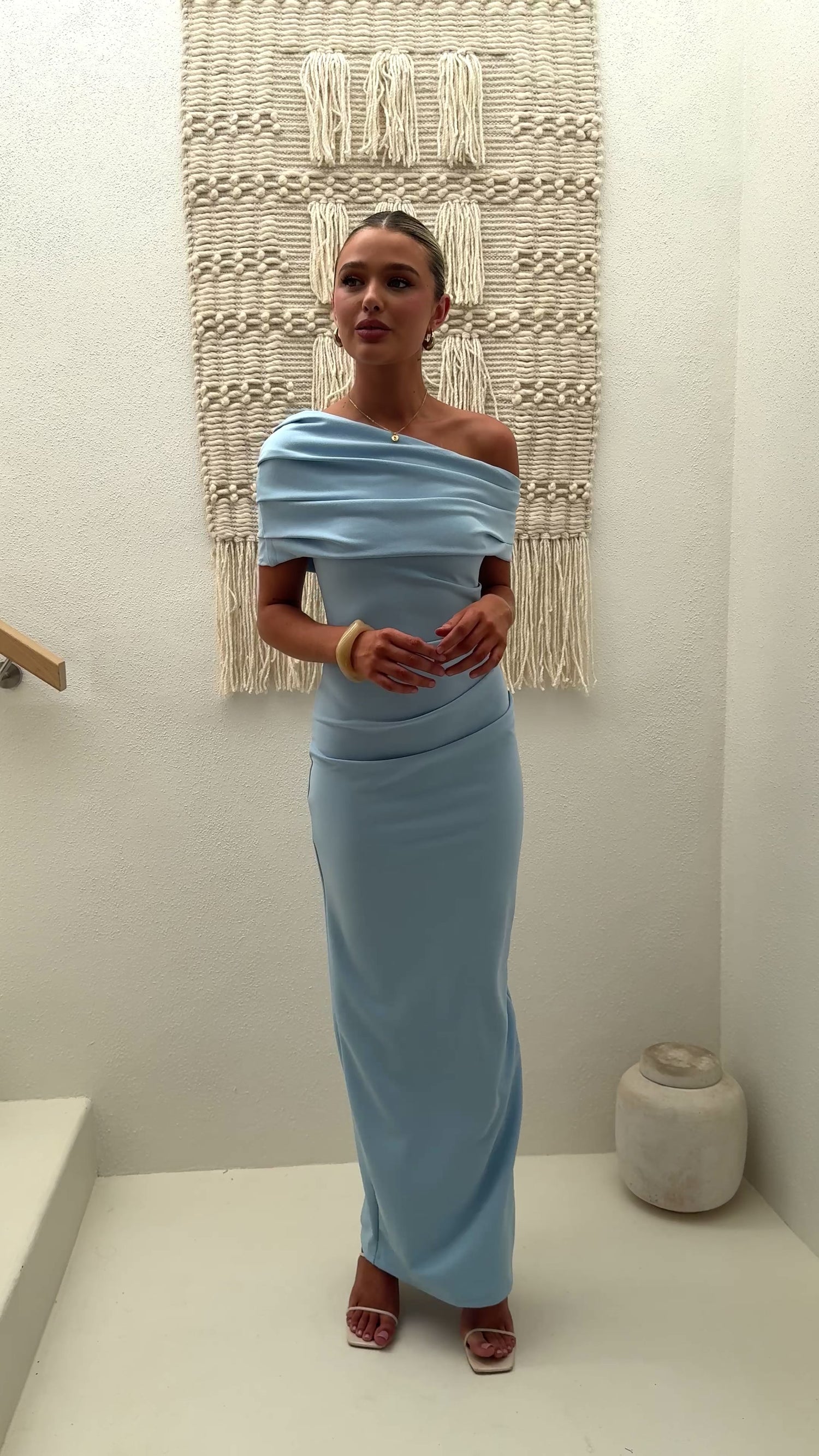 Telaia Maxi Dress - Blue - Billy J