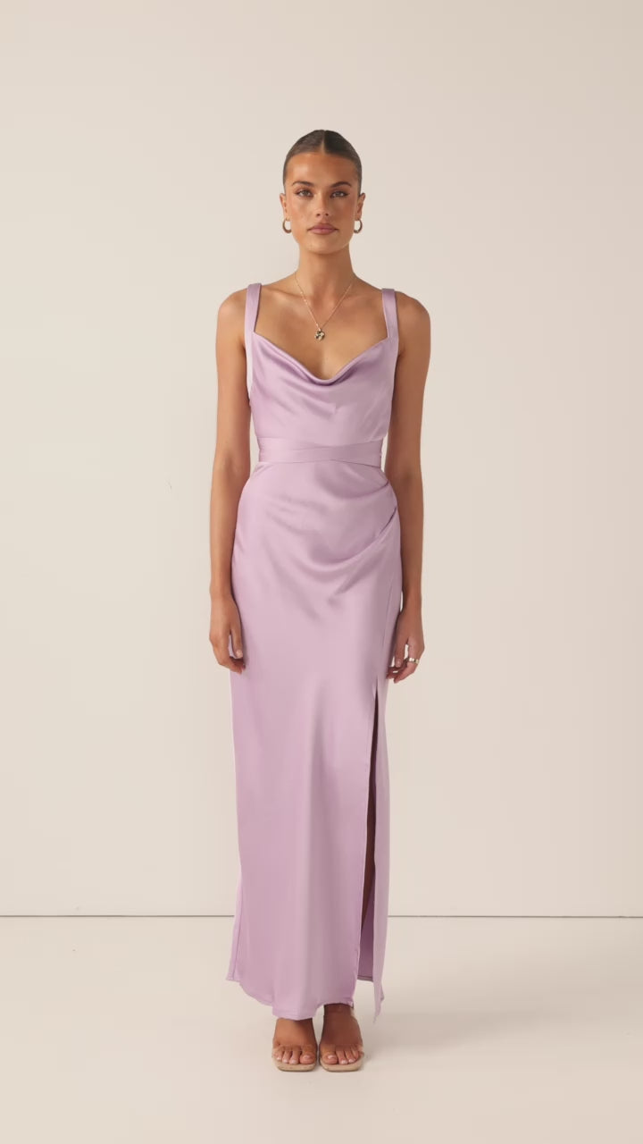 Load video: Zendaya Maxi Dress - Lilac