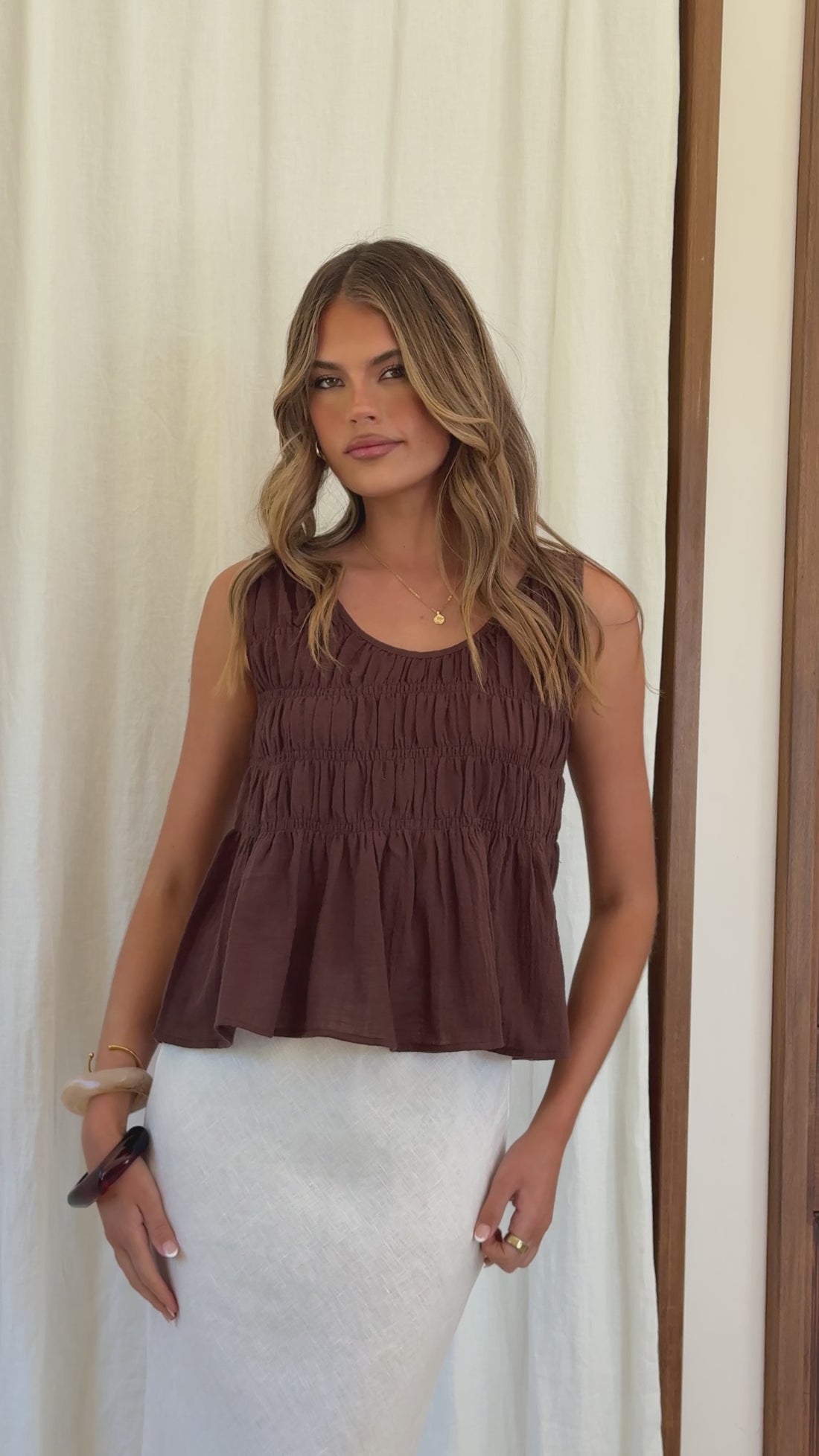 Rya Top - Chocolate - Billy J