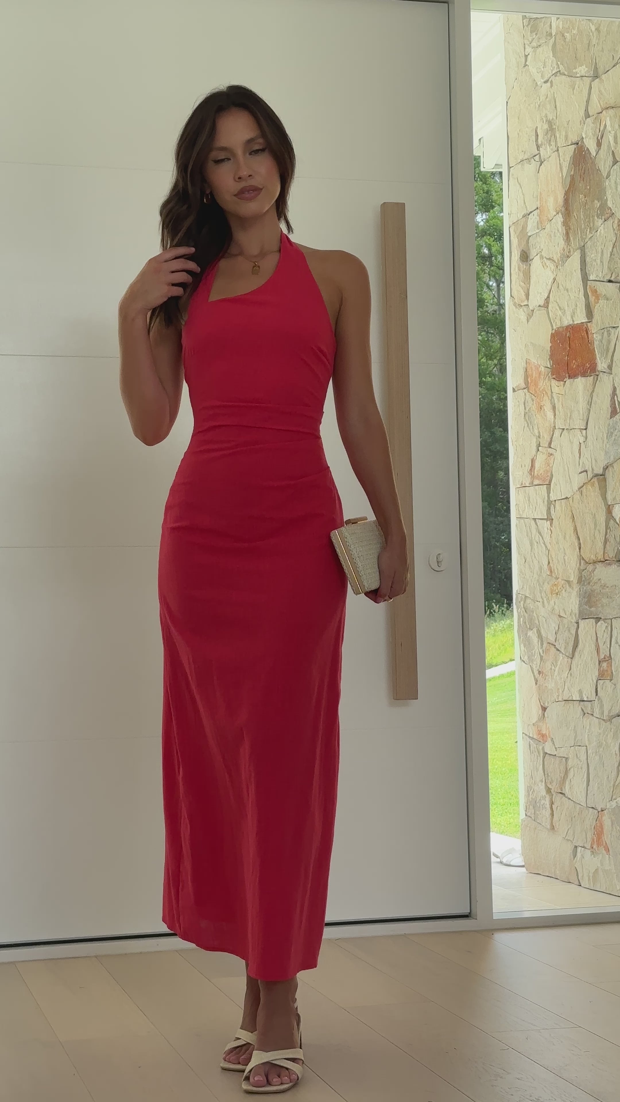 Casey Maxi Dress - Red