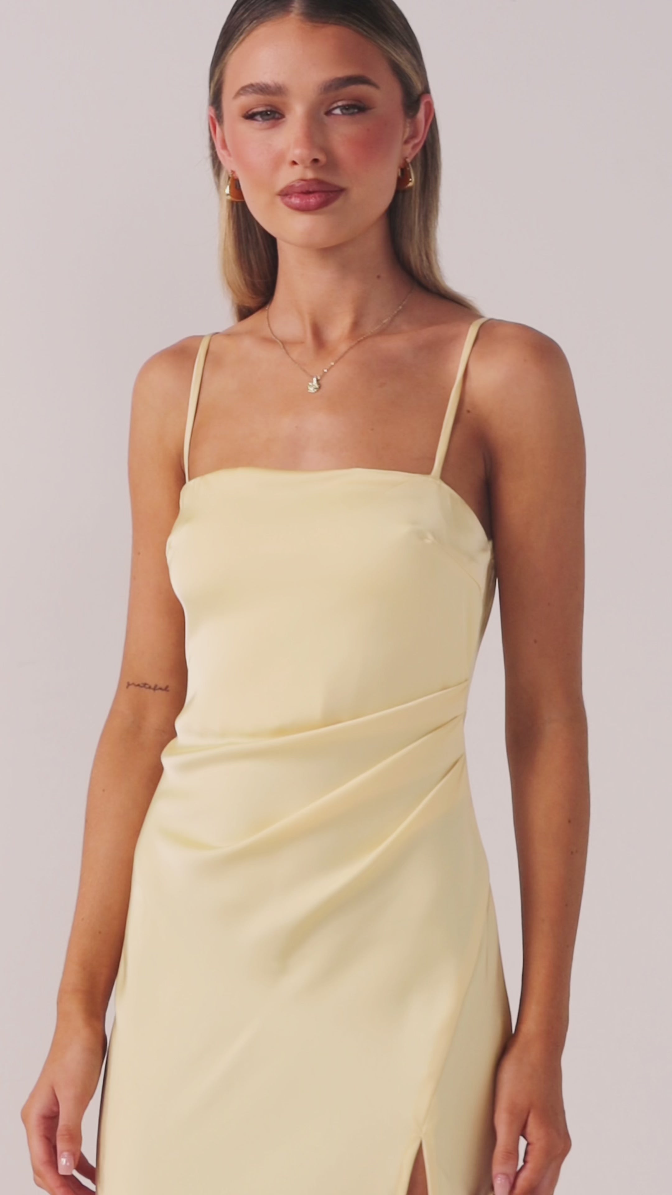 Load video: Ilana Maxi Dress - Lemon