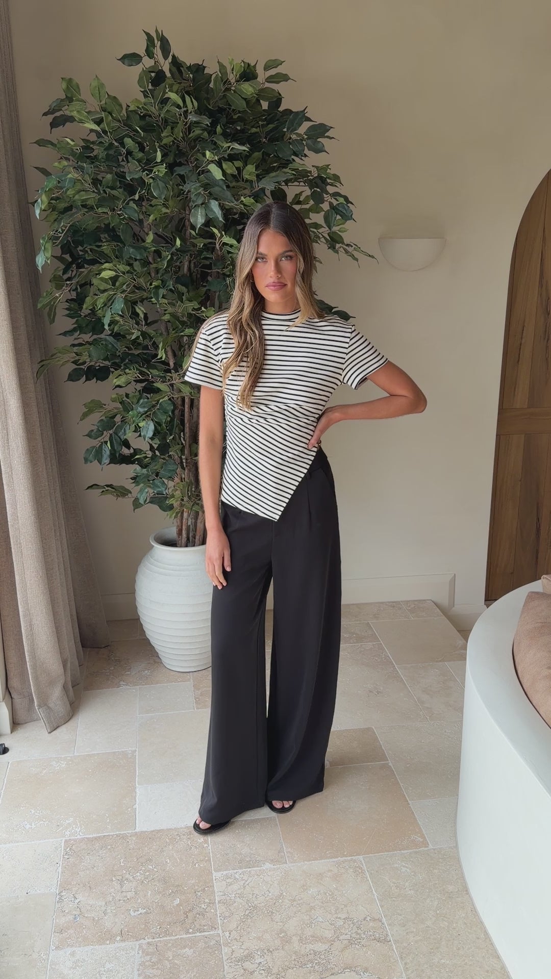 Maeva Tailored Pants - Black - Billy J