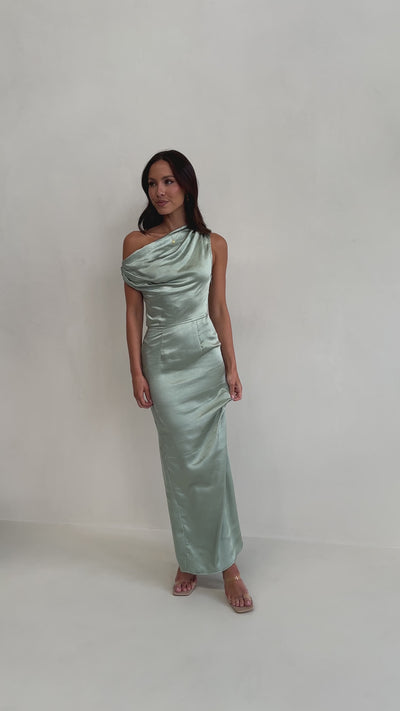 Load and play video in Gallery viewer, Harlowe Maxi Dress - Sage
