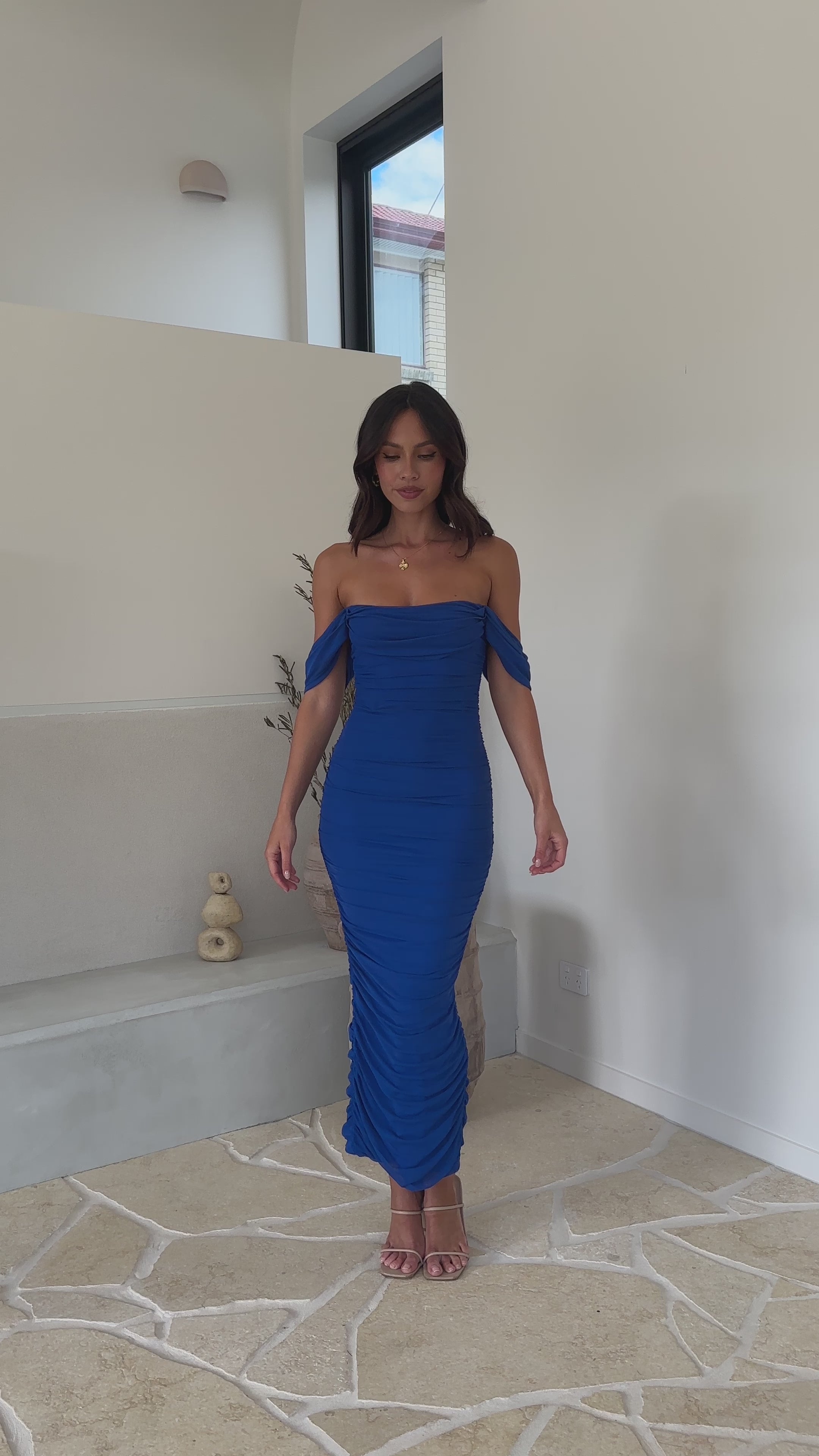 Kylie Maxi Dress - Cobalt Blue