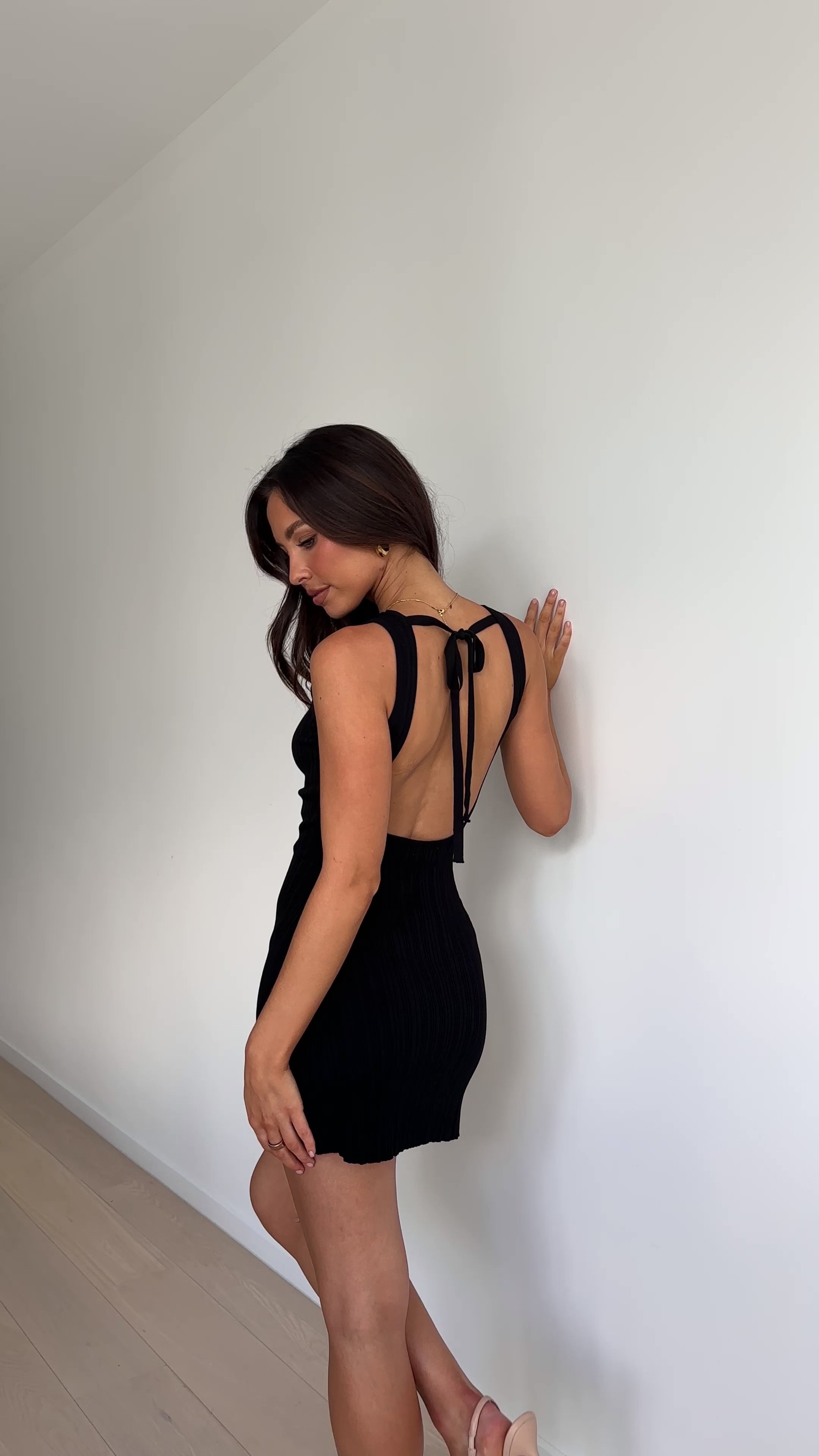 Alexa Mini Dress - Black