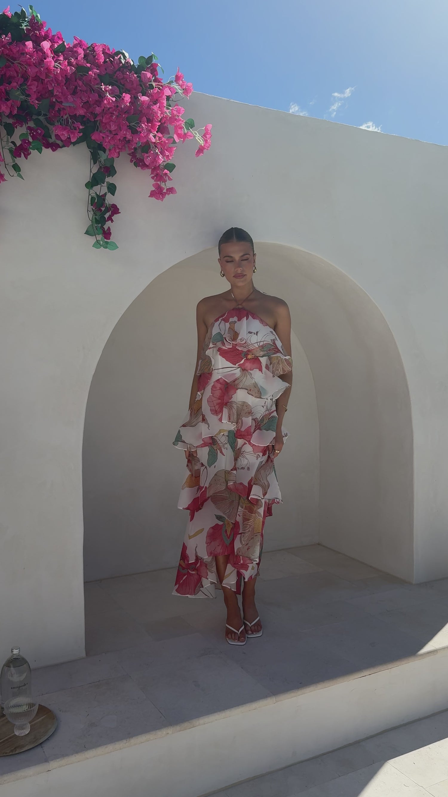 Soho Maxi Dress - Blush Lotus - Billy J