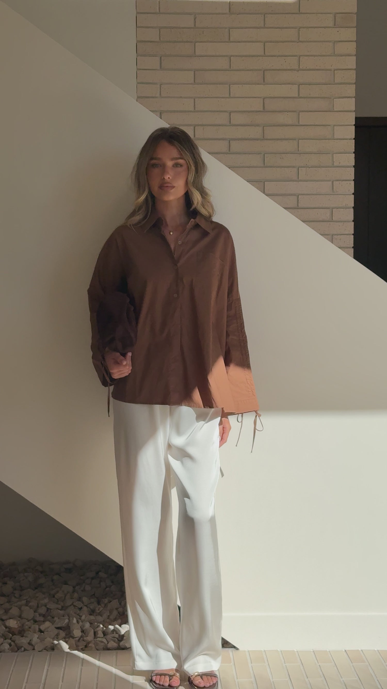 Alanna Shirt - Chocolate - Billy J