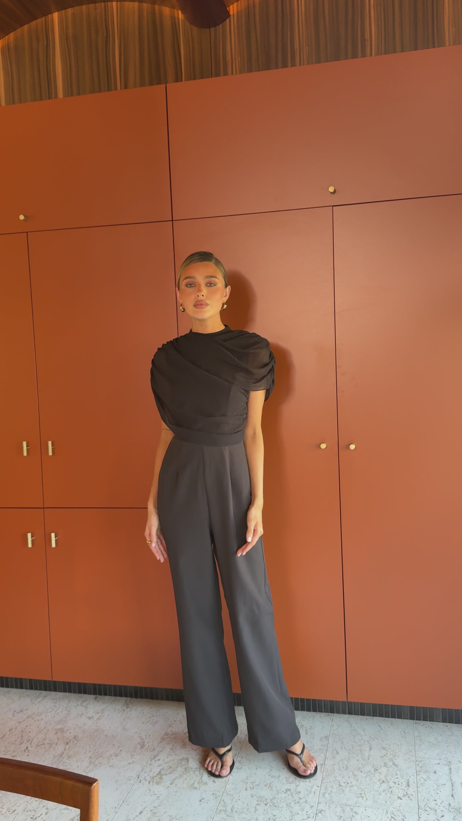 Zahina Jumpsuit - Black - Billy J