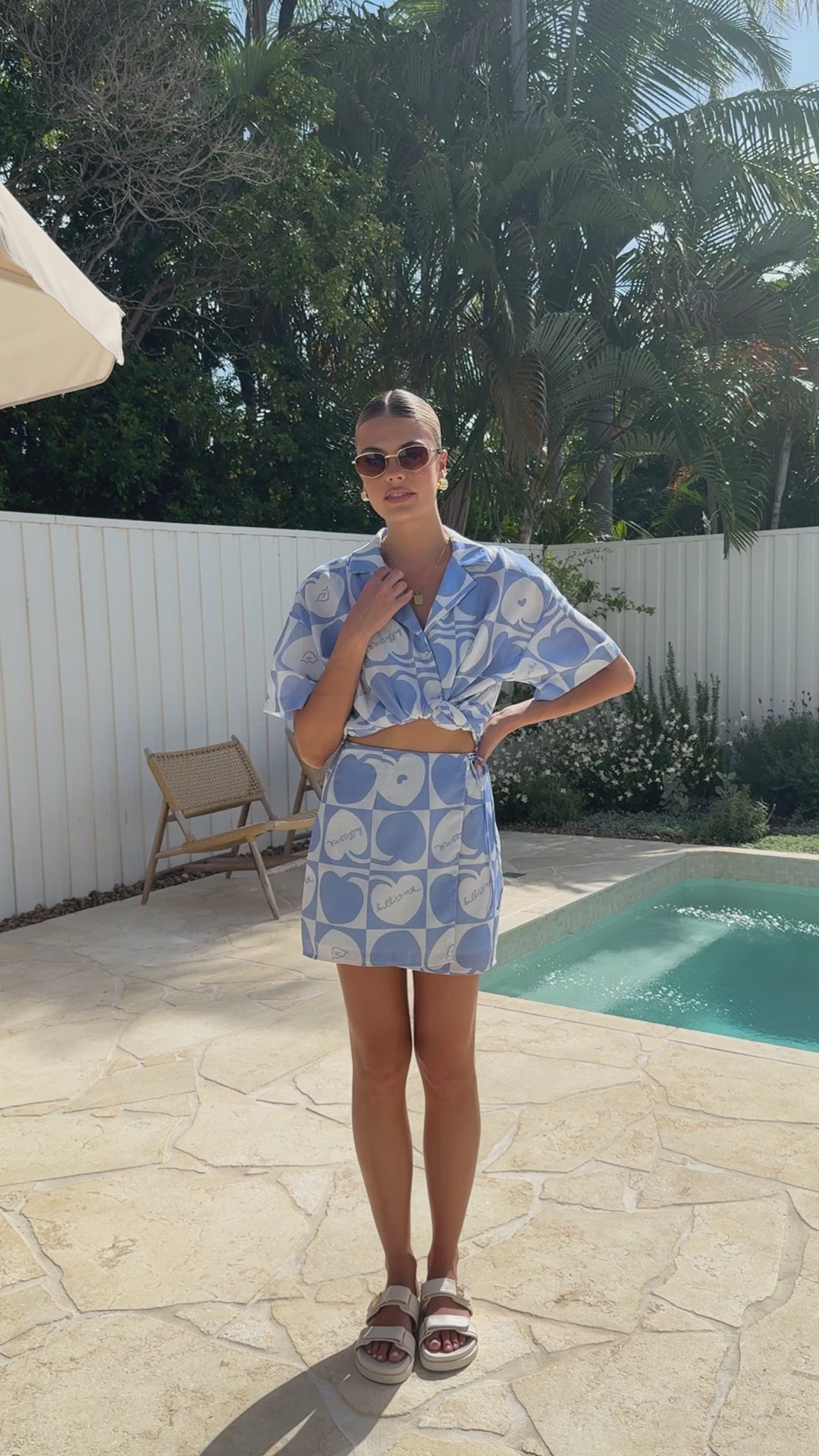 Abilene Button Up Shirt - Blue - Billy J
