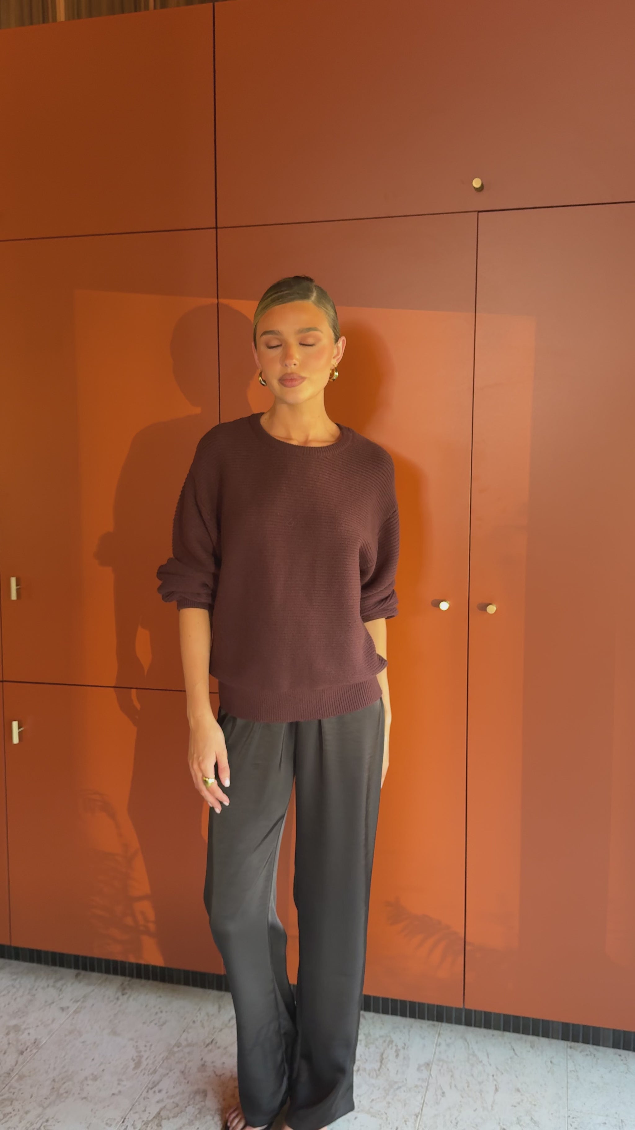 Carmel Knit - Chocolate - Billy J
