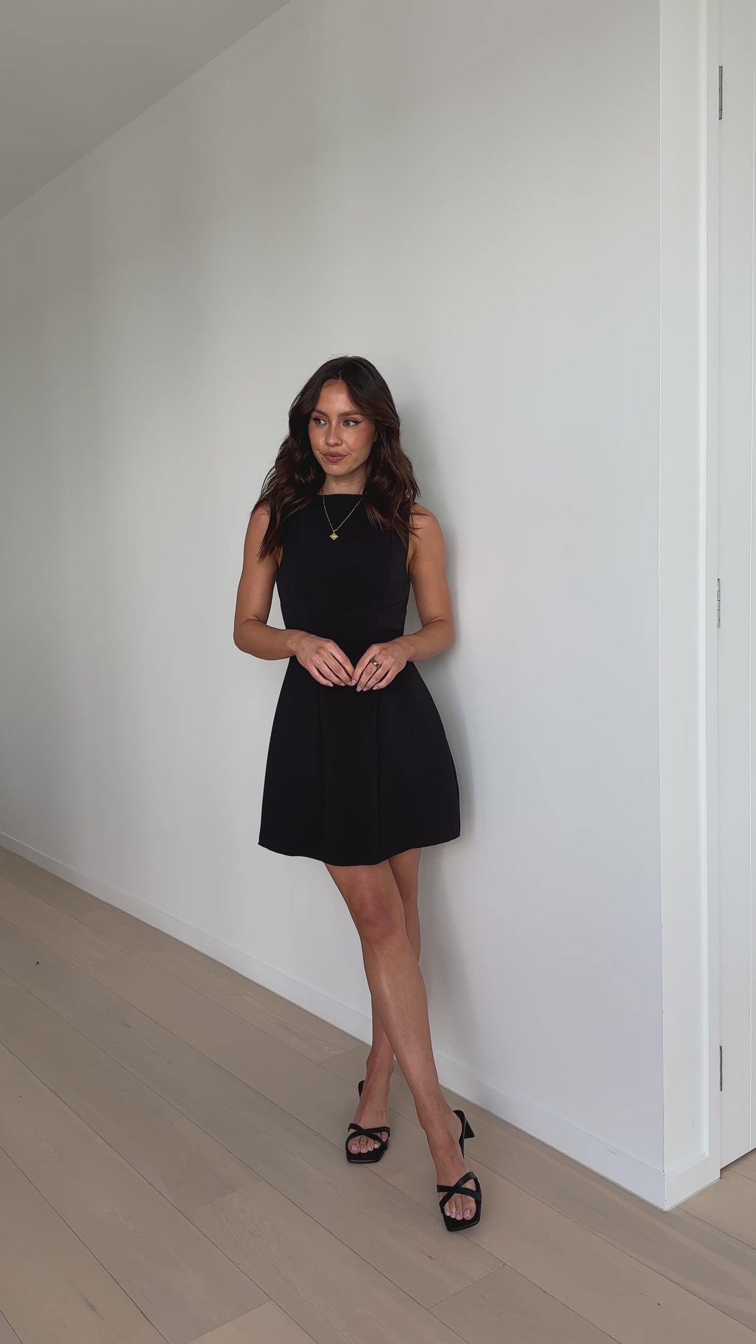 Rafiki Mini Dress - Black - Billy J