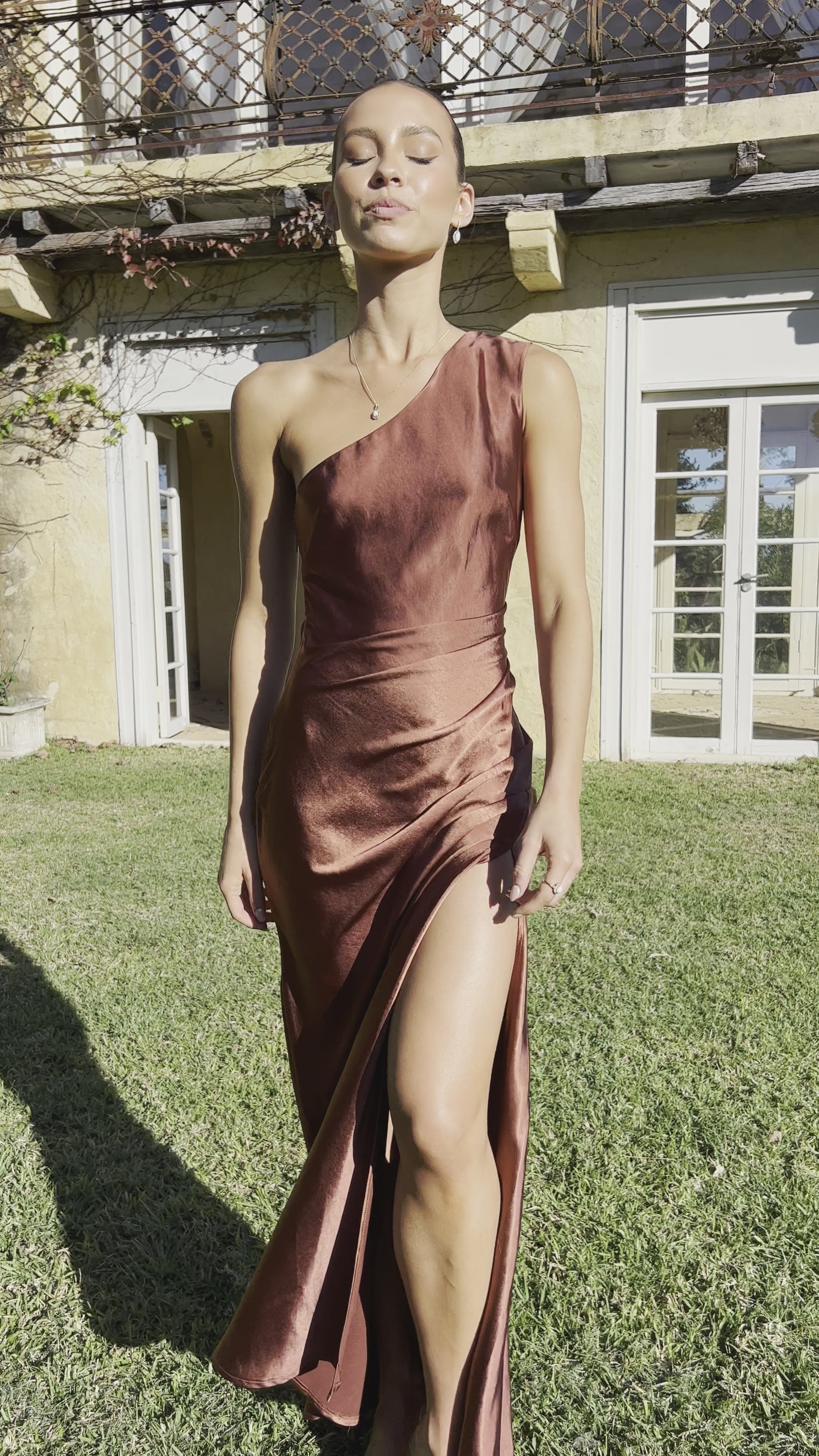 Sundowner Maxi Dress - Rust