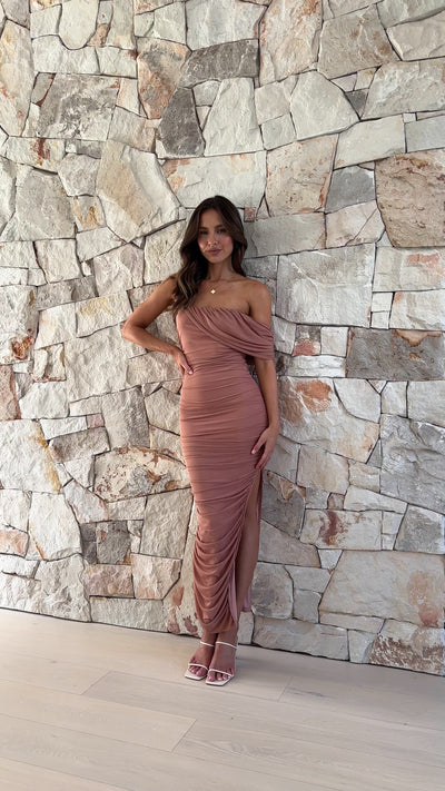 Load and play video in Gallery viewer, Jordyn Maxi Dress - Dusty Pink
