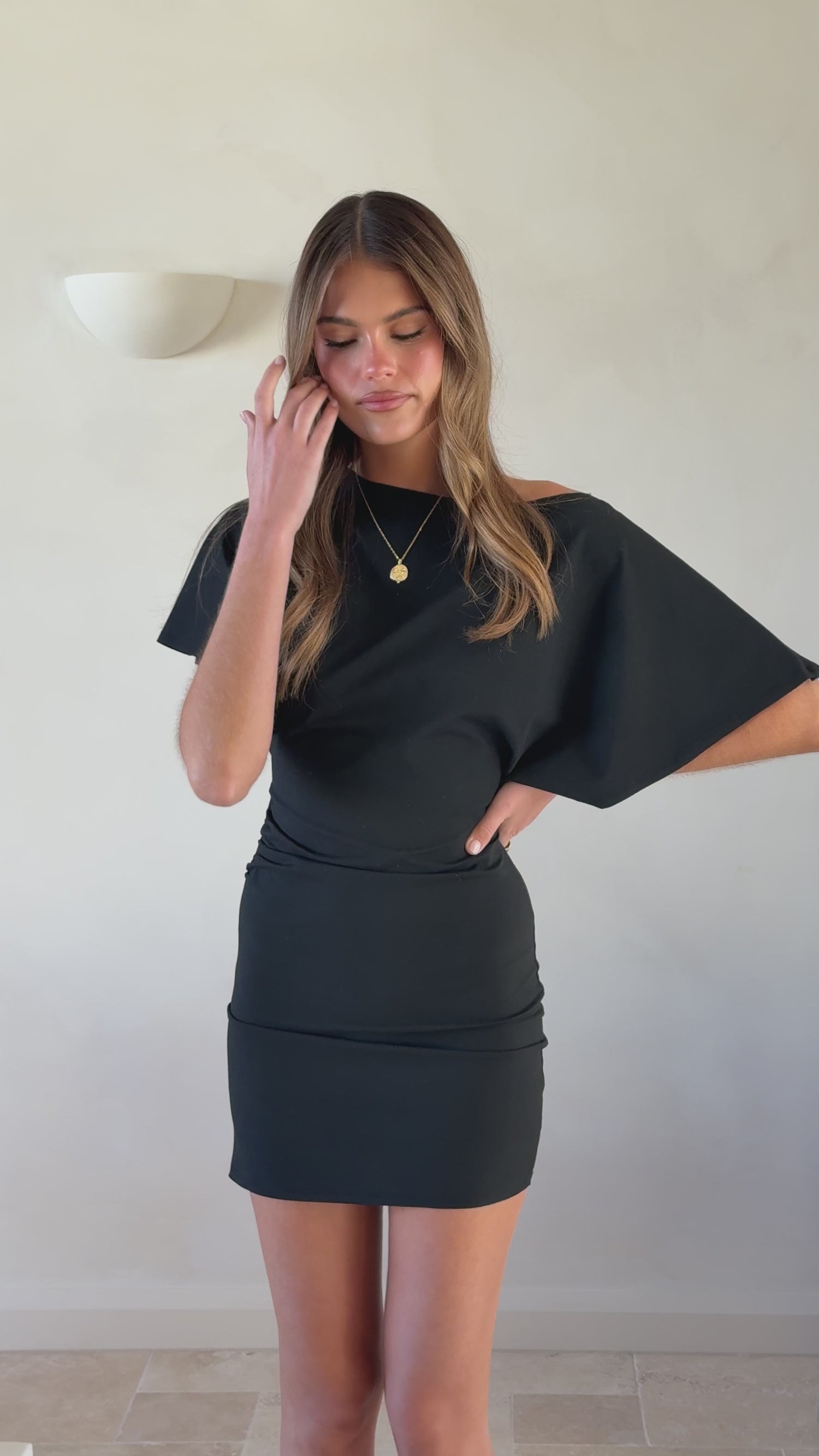 River Mini Dress - Black - Billy J