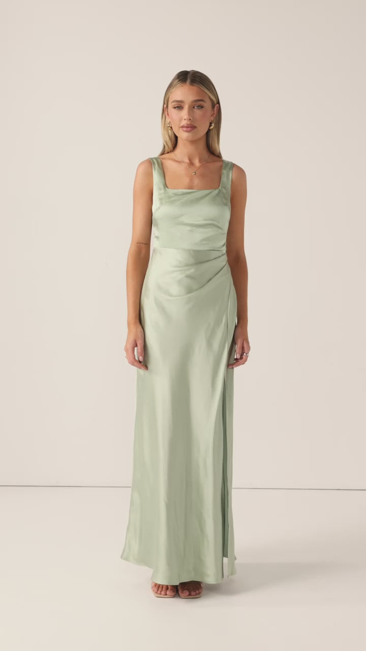 Alaria Maxi Dress - Sage - Billy J