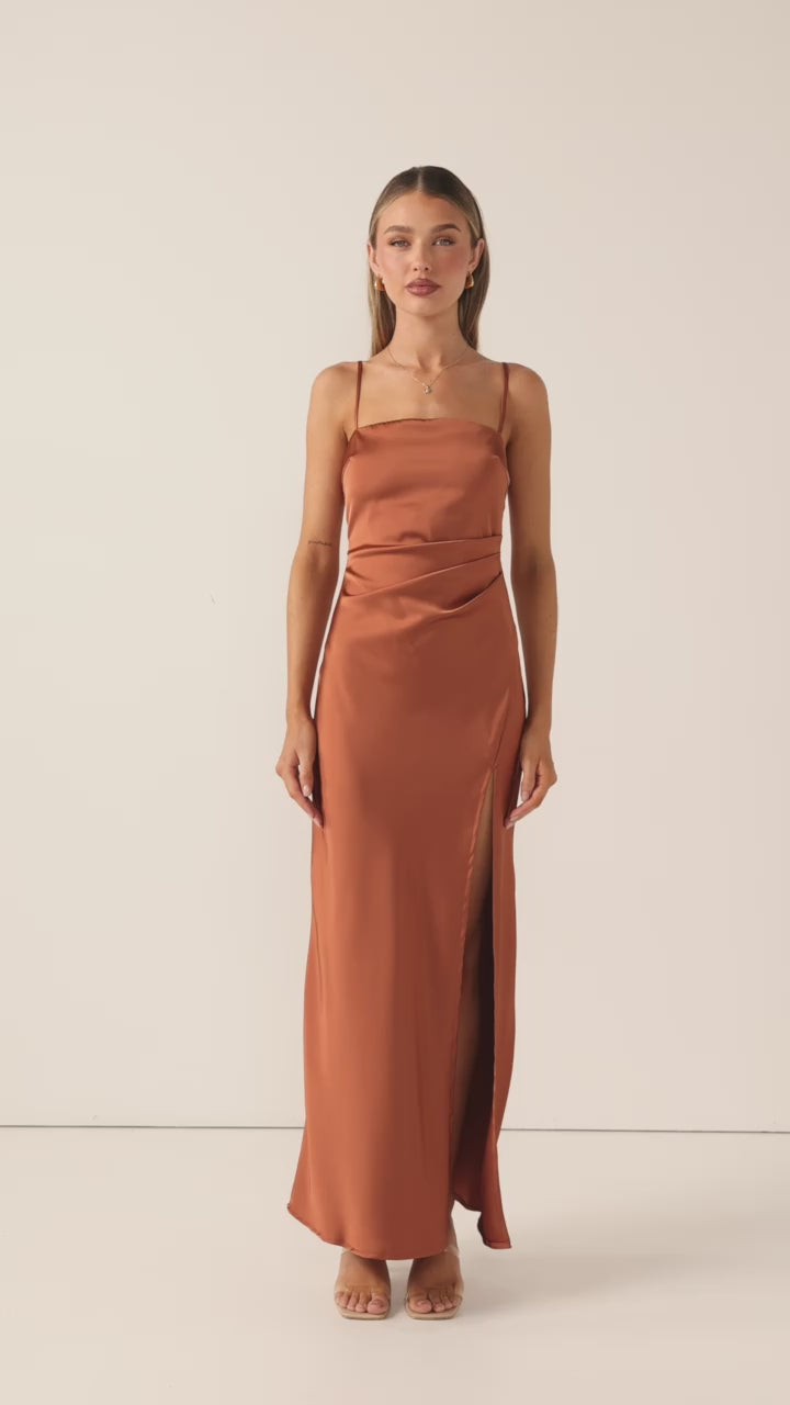 Load video: Ilana Maxi Dress - Copper