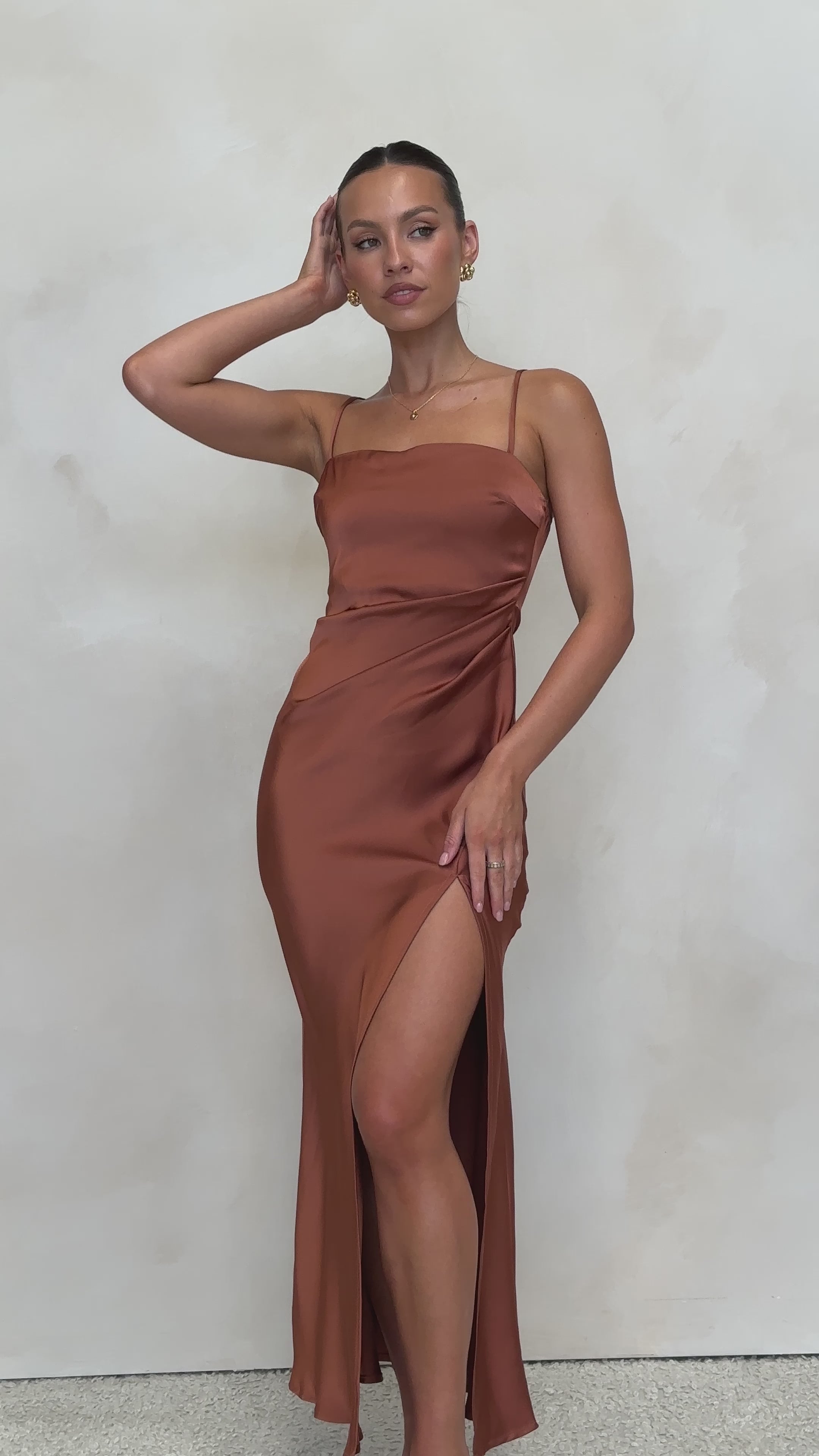 Ilana Maxi Dress - Copper