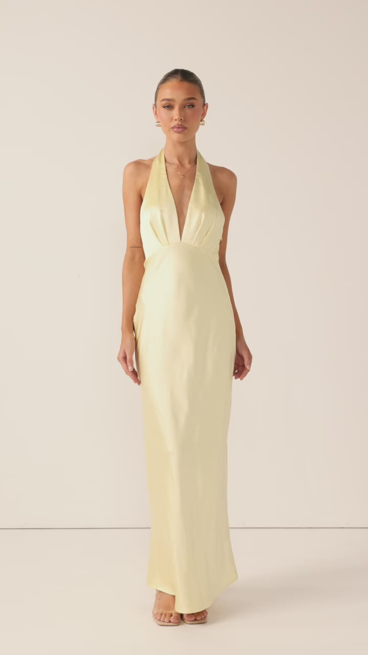 Chloe Maxi Dress - Yellow - Billy J