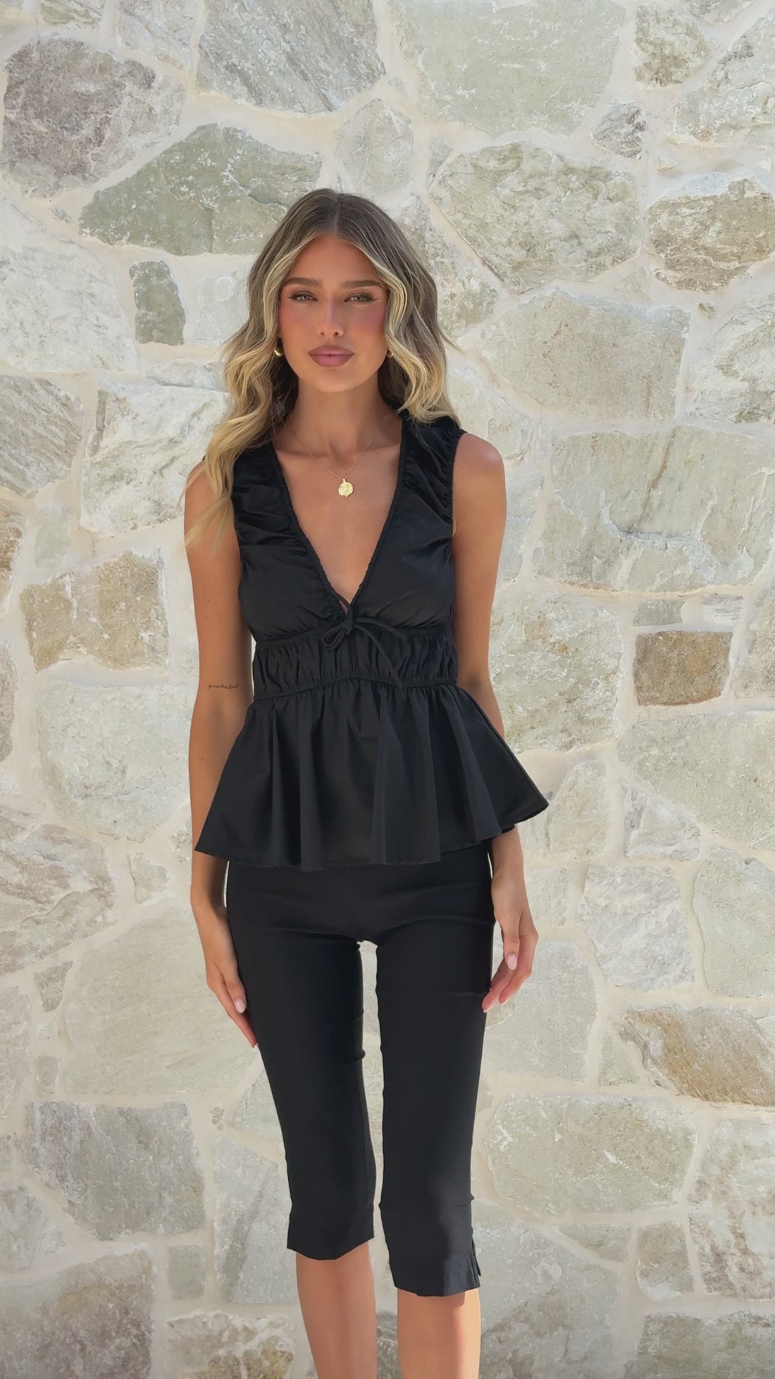 Elvie Top - Black - Billy J