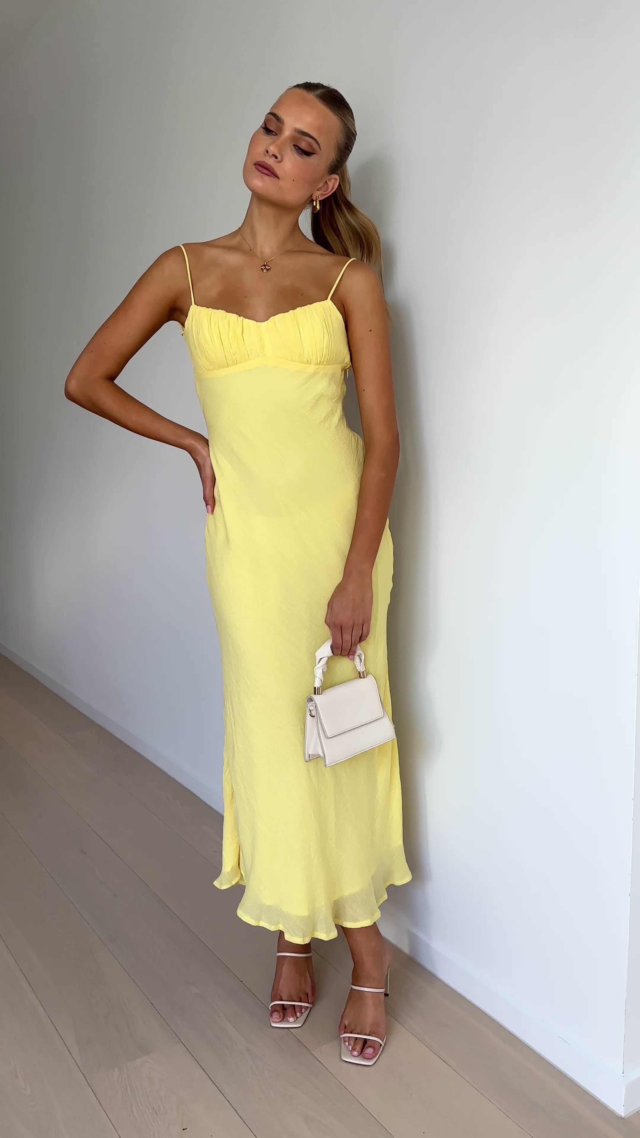 Galina Maxi Dress - Yellow