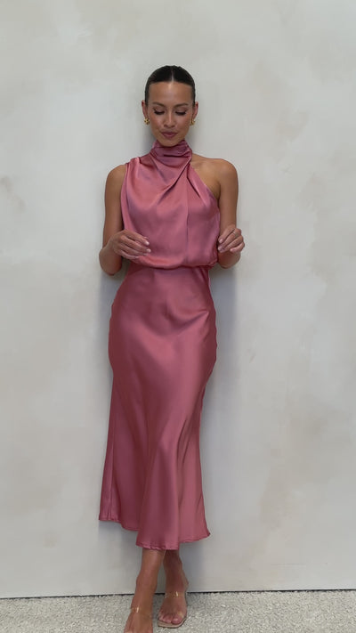 Load and play video in Gallery viewer, Esther Maxi Dress - Baked Rose
