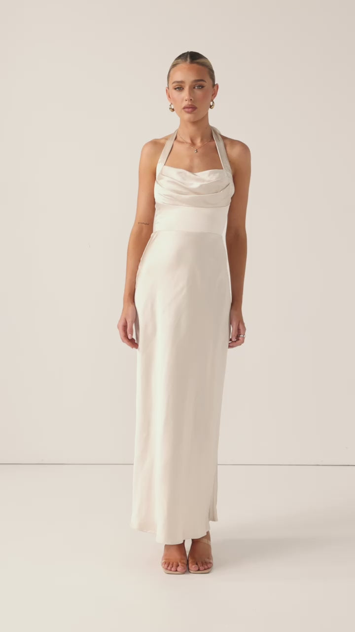 Alexa Maxi Dress - Champagne - Buy Women's Dresses