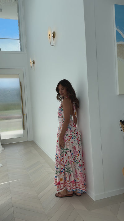 Load and play video in Gallery viewer, Truely Maxi Dress - Chiara Print
