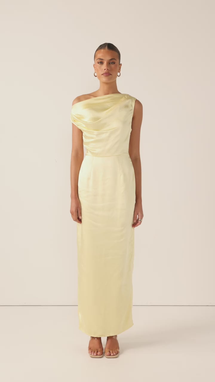 Harlowe Maxi Dress - Yellow - Billy J