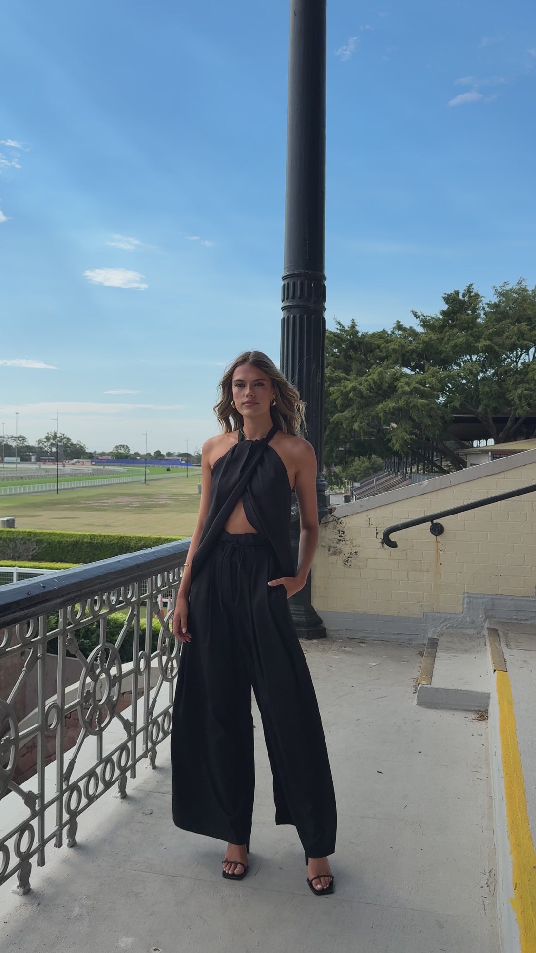 Melinda Halter Top - Black - Billy J